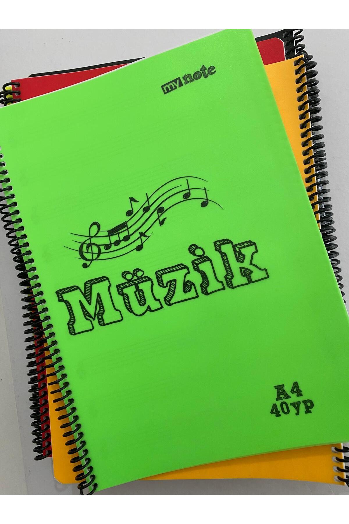 Mynote-A4 40 Sheets Spiral Music Book 2 Pcs 2