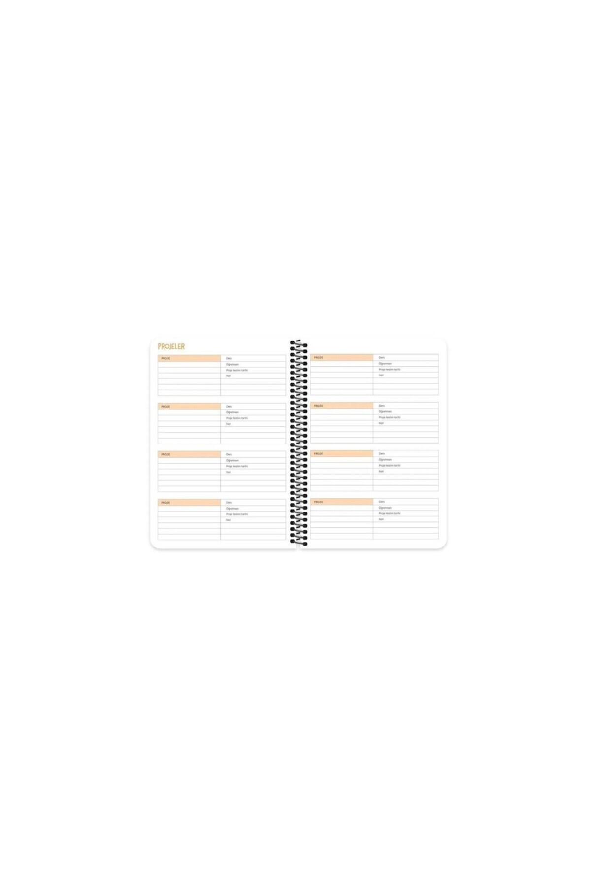 KESKİN COLOR-A5 Spiral Academic Agenda - Sharp Feel Things, I Want to Rest 2