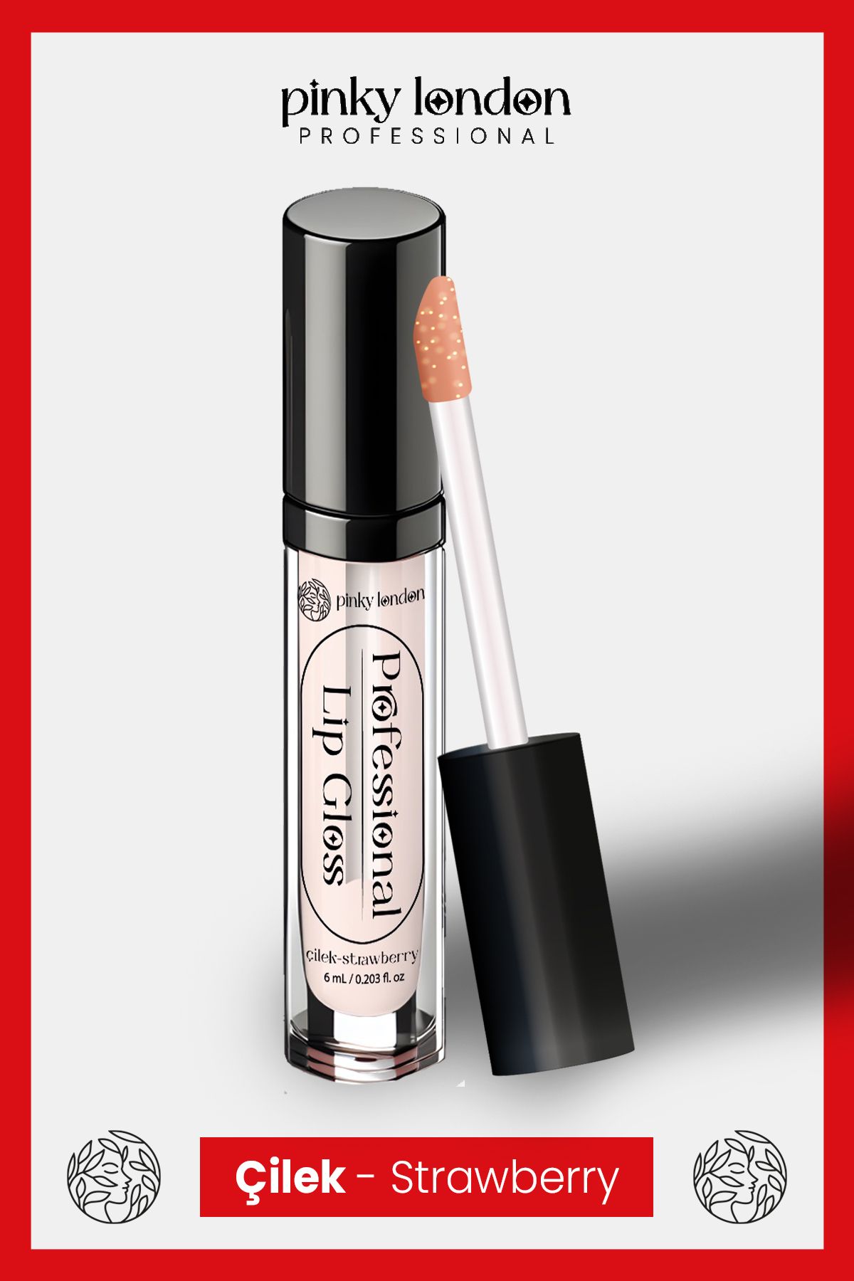 Pinky London Çilekli Dudak Dolgunlaştırıcı ve Parlatıcı Lip Gloss