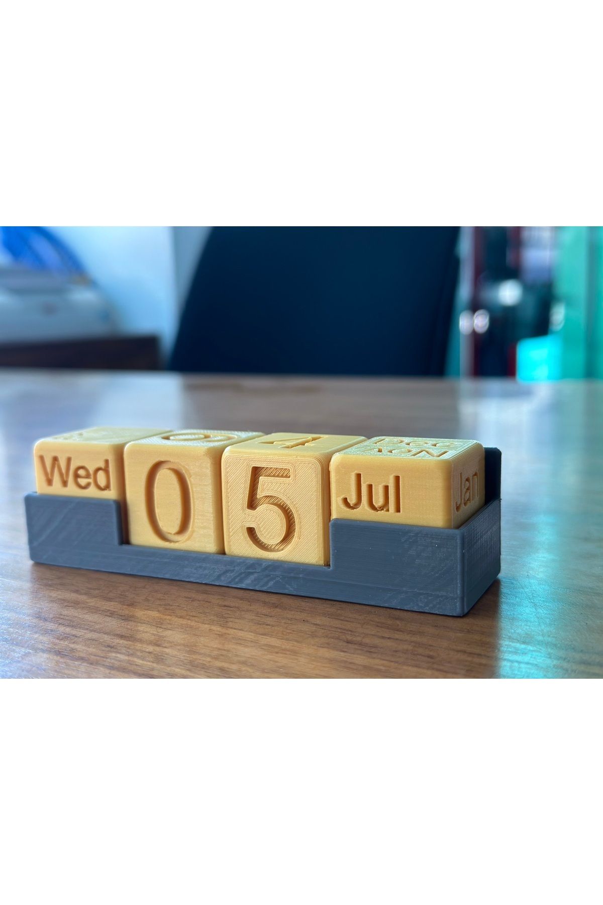 huni-New Business Office Gift - Block Calendar Desktop Cube Set 3