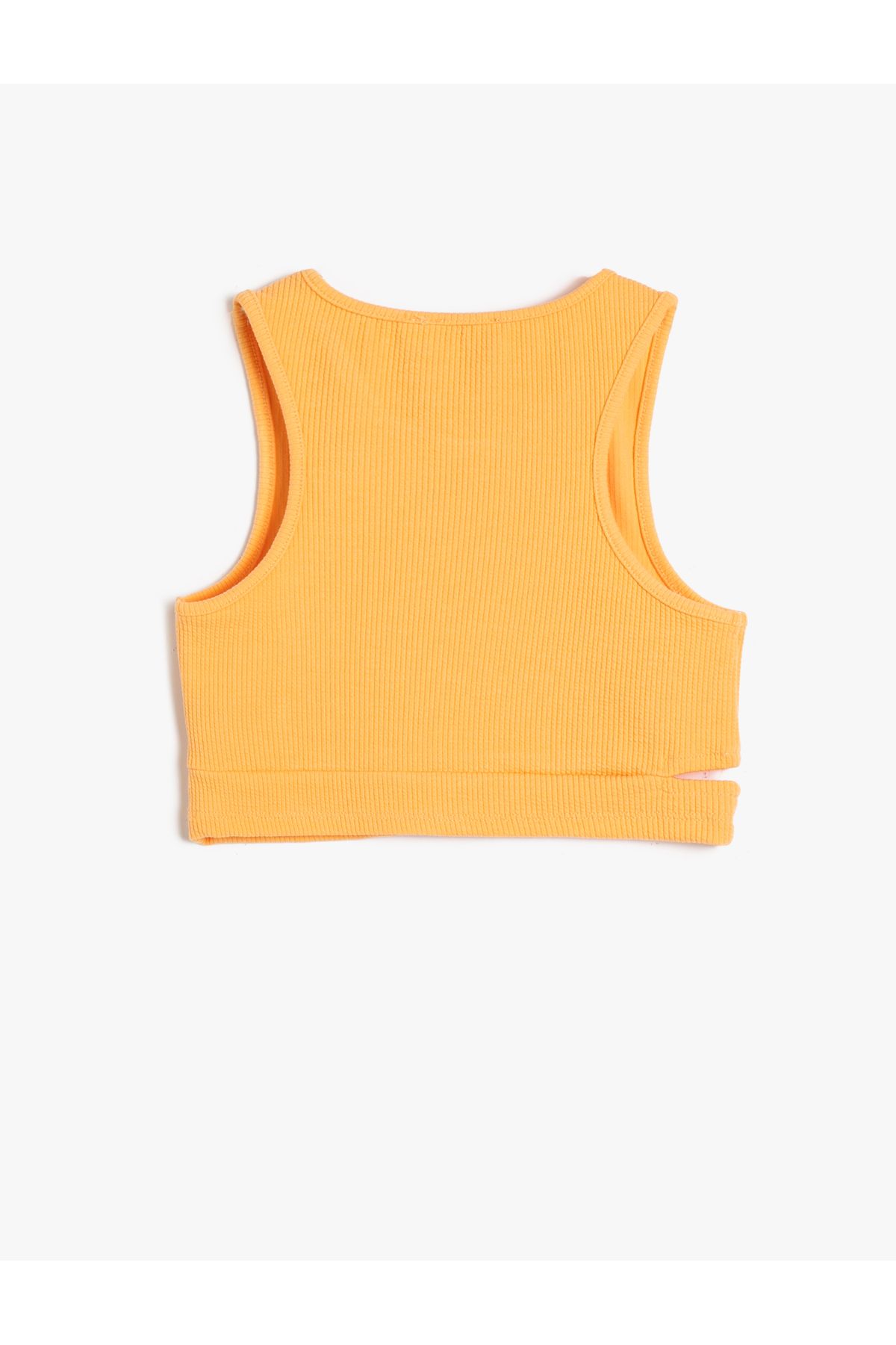 Koton-Crop Tank Top ujjatlan, kerek nyakú, ablakrészlettel 2