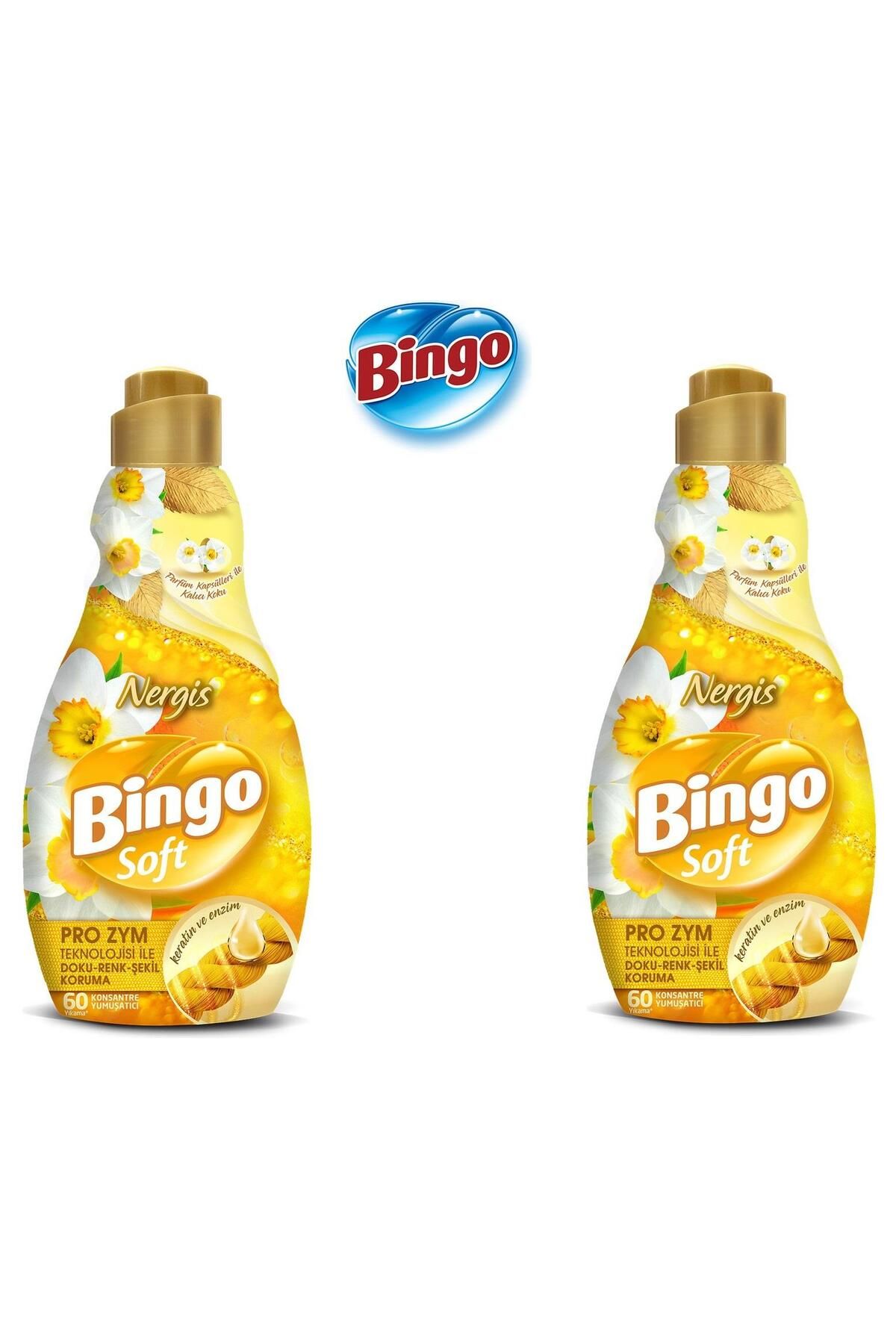 Bingo Konsantre Çamaşır Yumuşatıcısı Nergis 1440 ml x 2 Adet