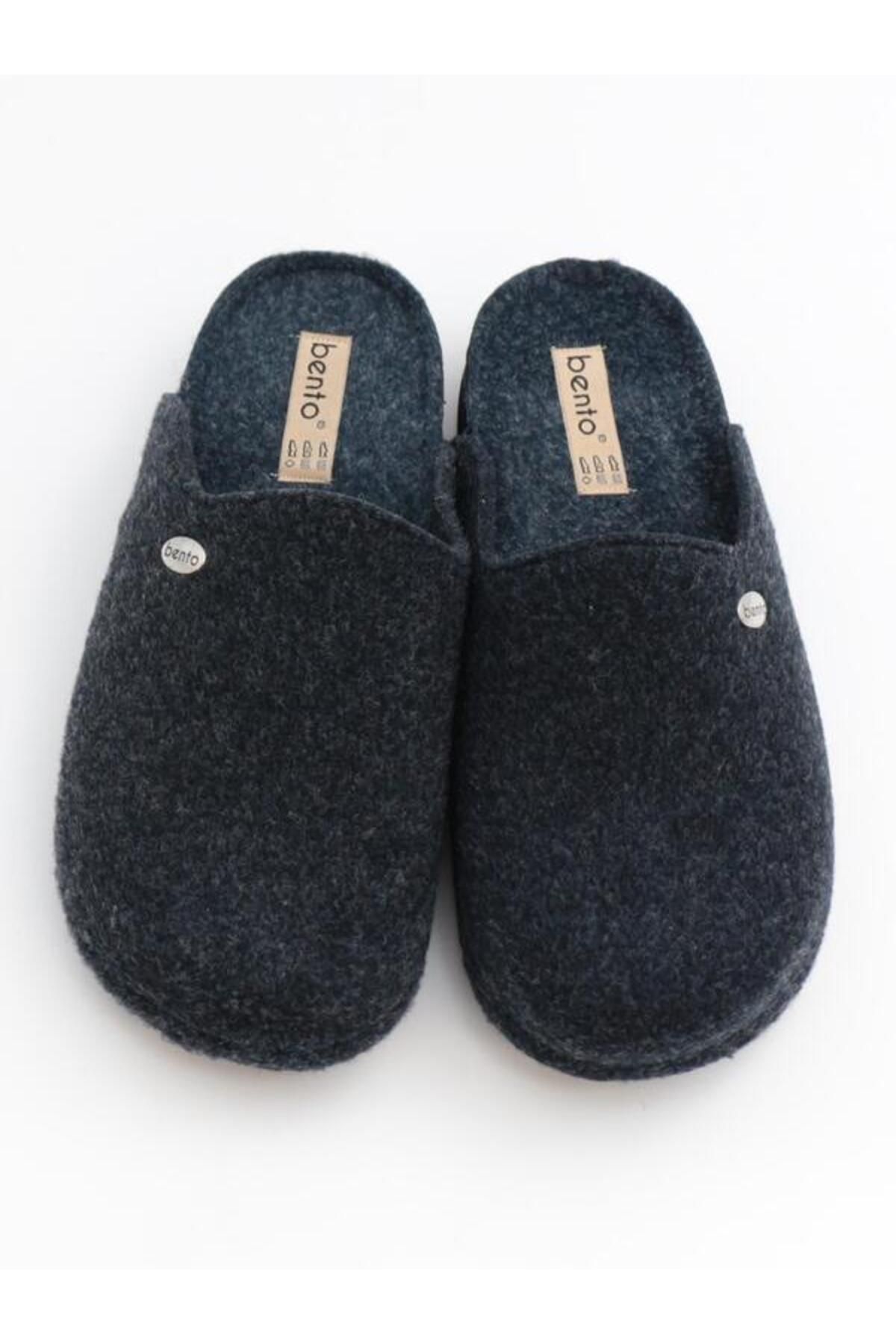 BENTO-Men's Personality Felt House Slippers 4