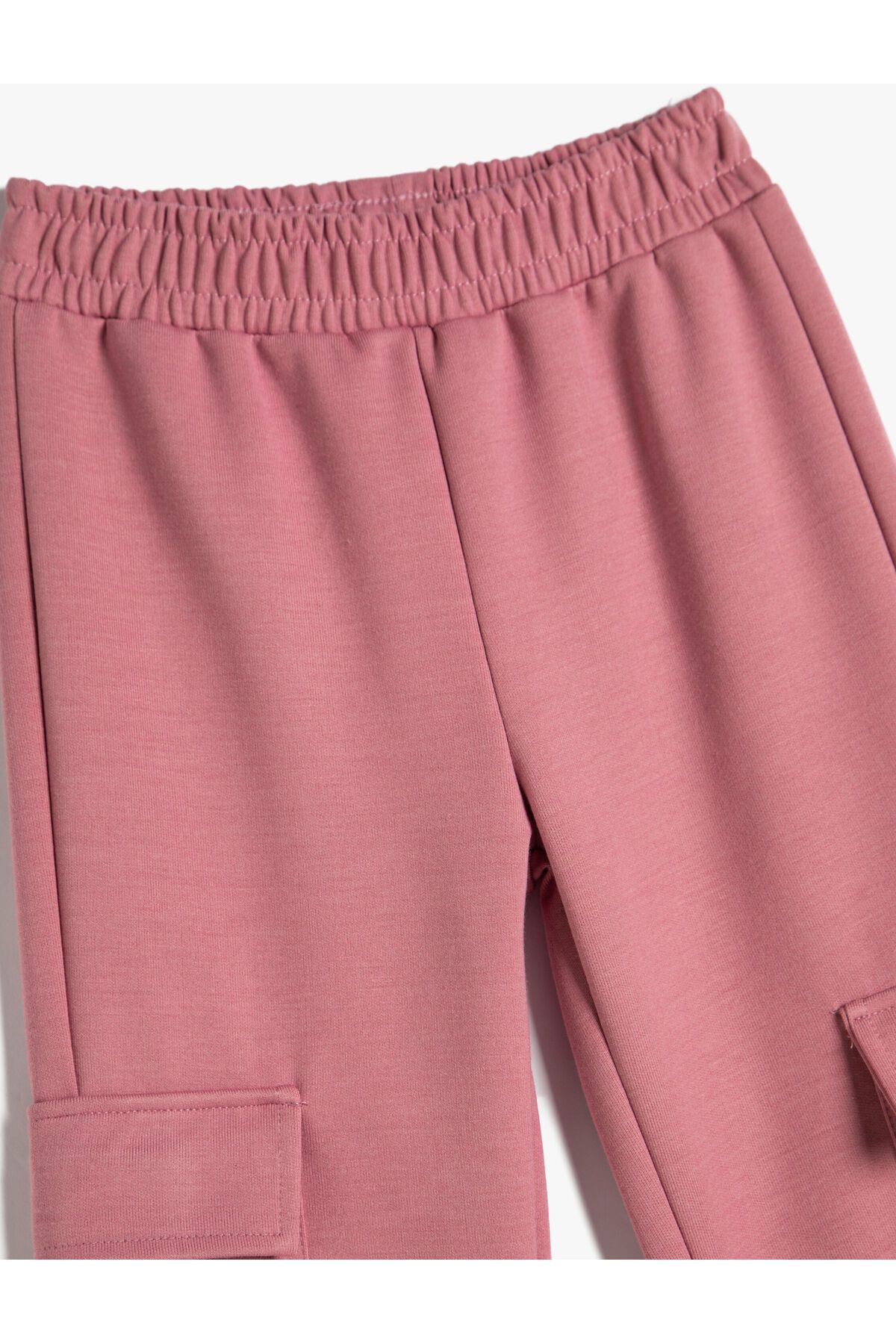 Koton-Basic Cargo Jogger Sweatpants with Pockets and Elastic Waist 3