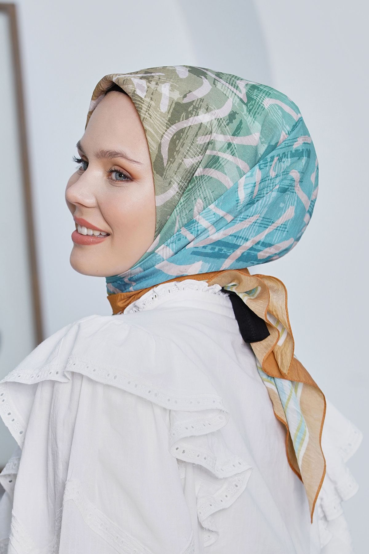 روسری نارنجی حجاب الماس ARTE IPEKSI 4287 Loryan