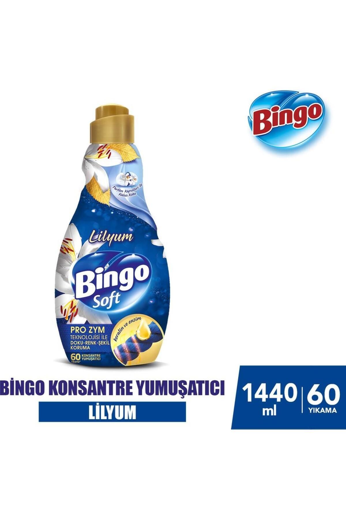 Bingo Konsantre Çamaşır Yumuşatıcısı Lilyum 1440 ml