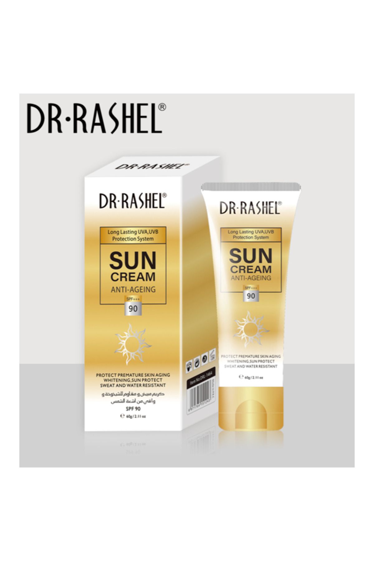 DR.RASHEL Yaşlanma Karşıtı Güneş Kremi Spf90 60g(1 Adet)