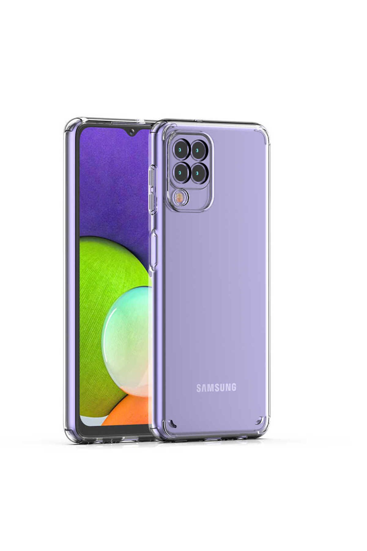 gaappy Boss Serisi Samsung Galaxy A22 4G Şeffaf Kapak