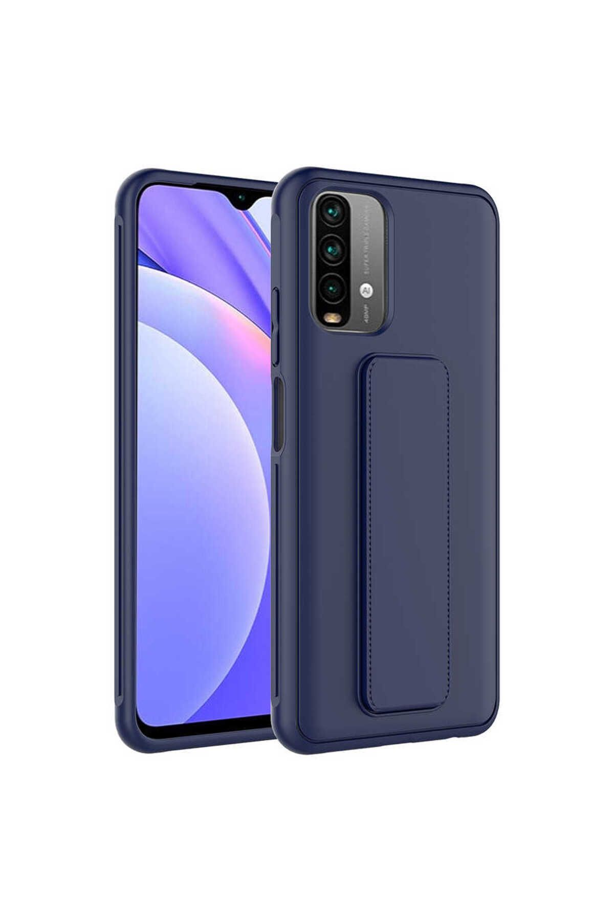gaappy Pstand Serisi Xiaomi Redmi Note 10S Lacivert Kapak