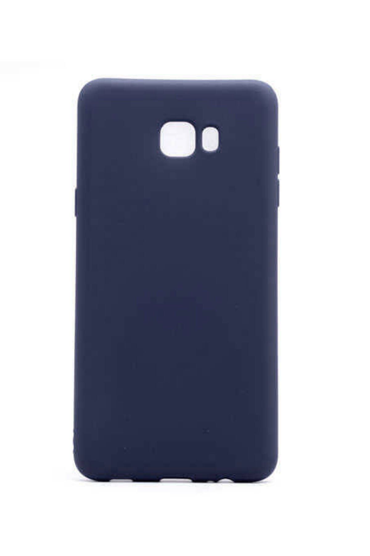 ELSAH Samsung Galaxy C7 Pro Uyumlu Kılıf Esnek ve Darbe Emici Renkli Koruyucu Kapak