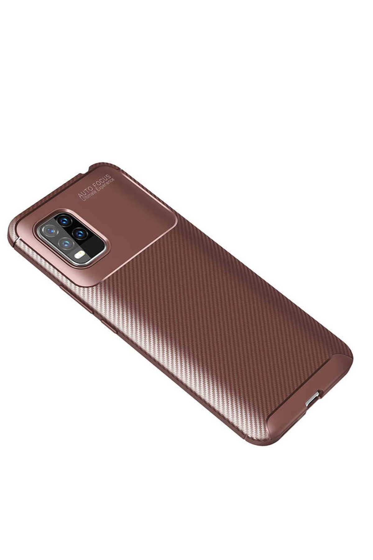 gaappy Fib Serisi Xiaomi Mi 10 Lite Kahverengi Kapak