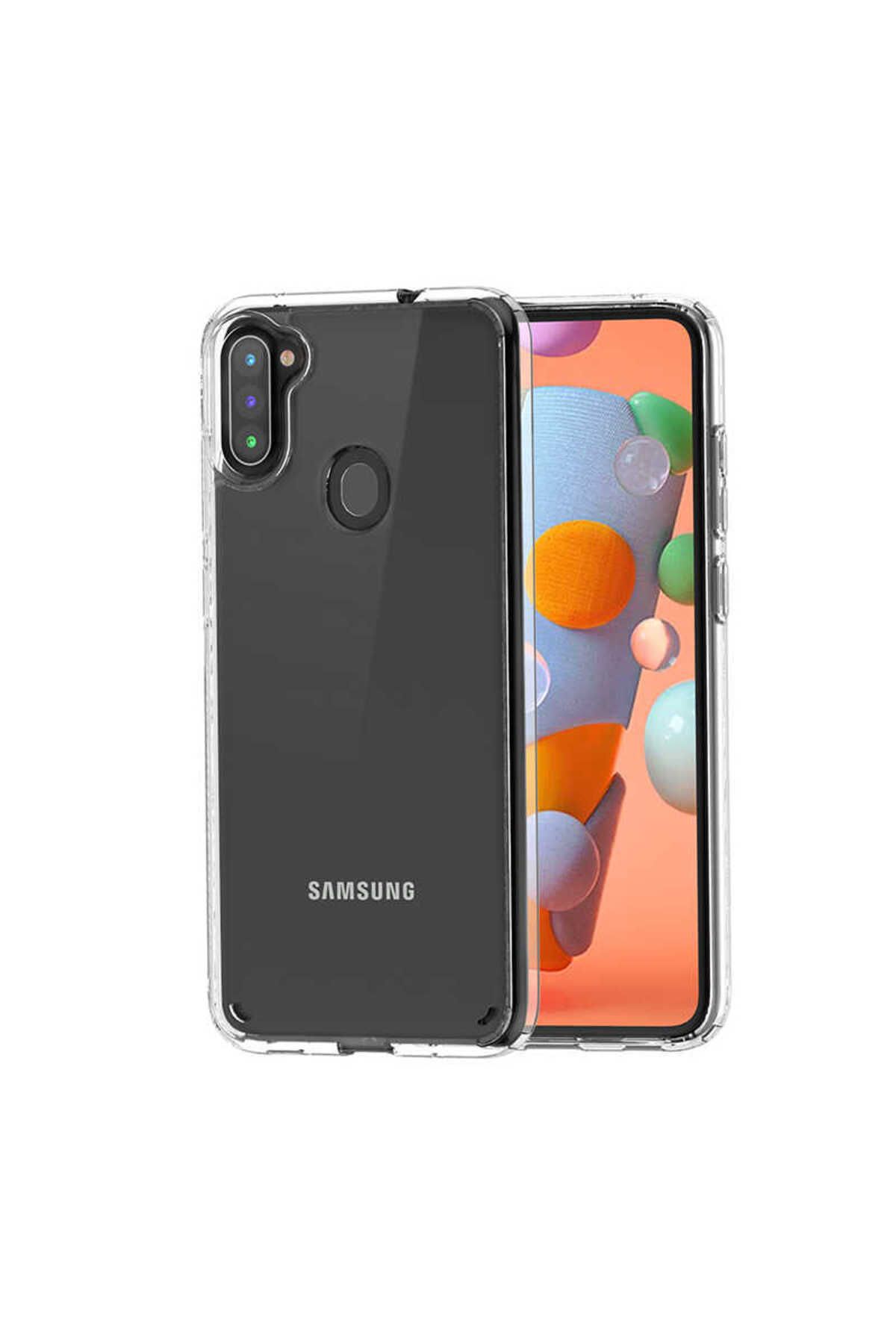 gaappy Boss Serisi Samsung Galaxy A11 Şeffaf Kapak