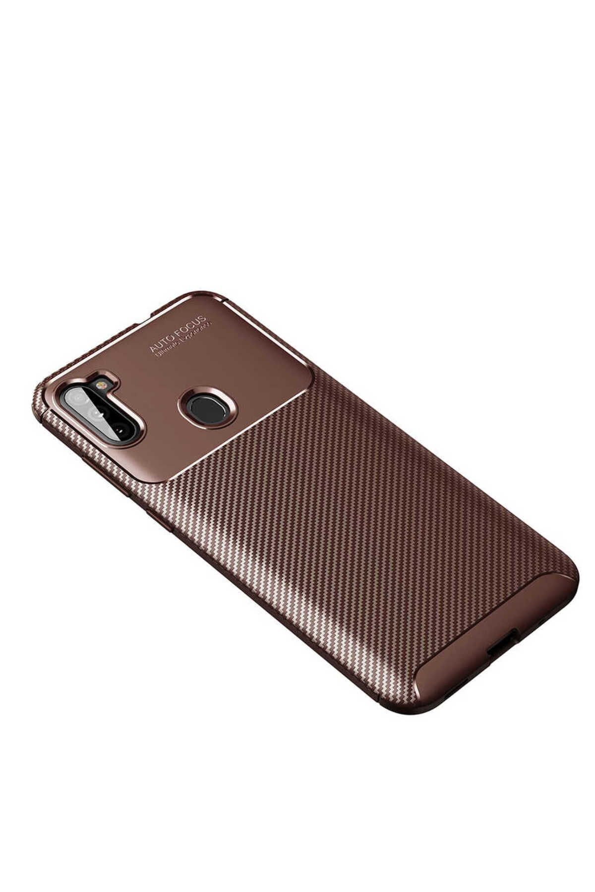 gaappy Fib Serisi Samsung Galaxy A11 Kahverengi Kapak