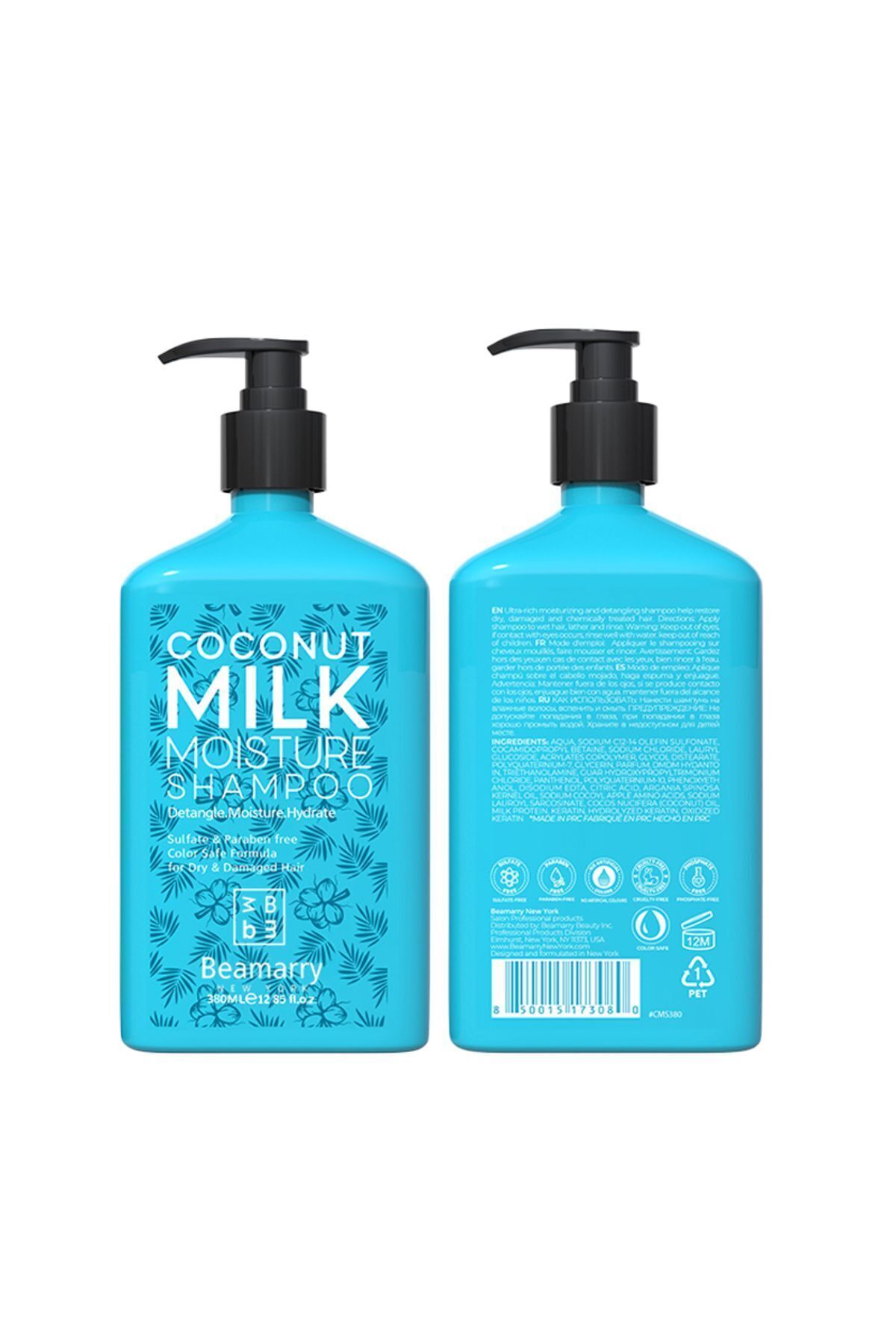 Beamarry-Coconut Dry - Intensive Moisturizing Detangling Shampoo 380 ml 5