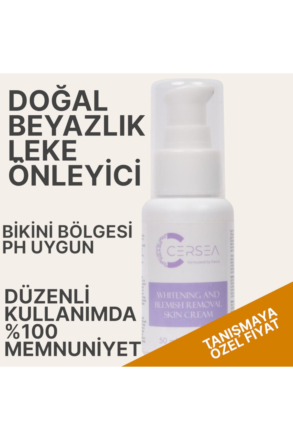 CERSEA Beyazlatıcı Leke Karsıtı Krem-whitening And Blemish Removal Cream 50 ml