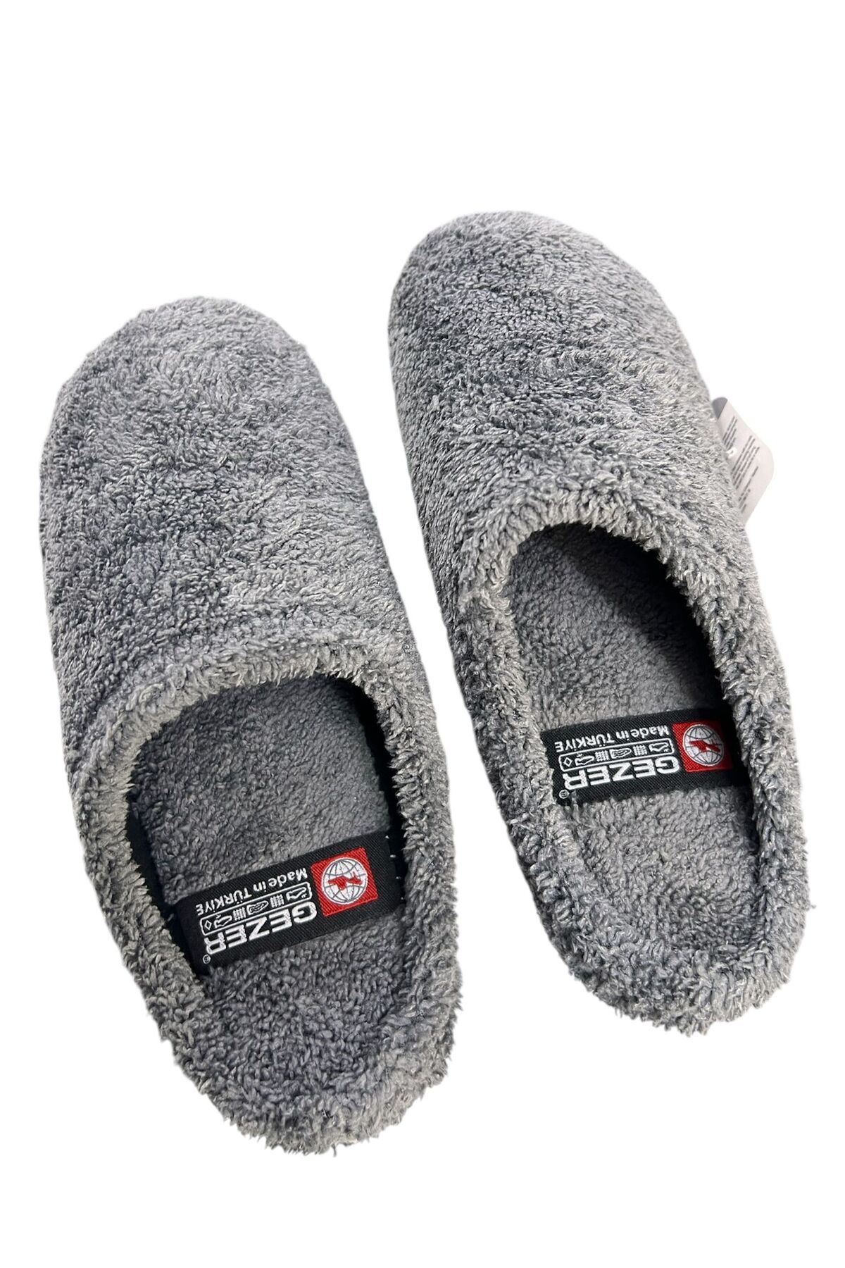 GEZER-Men's Winter Seasonal Towel and Felt Fabric - Home Slippers Dowry Bundle Set 3