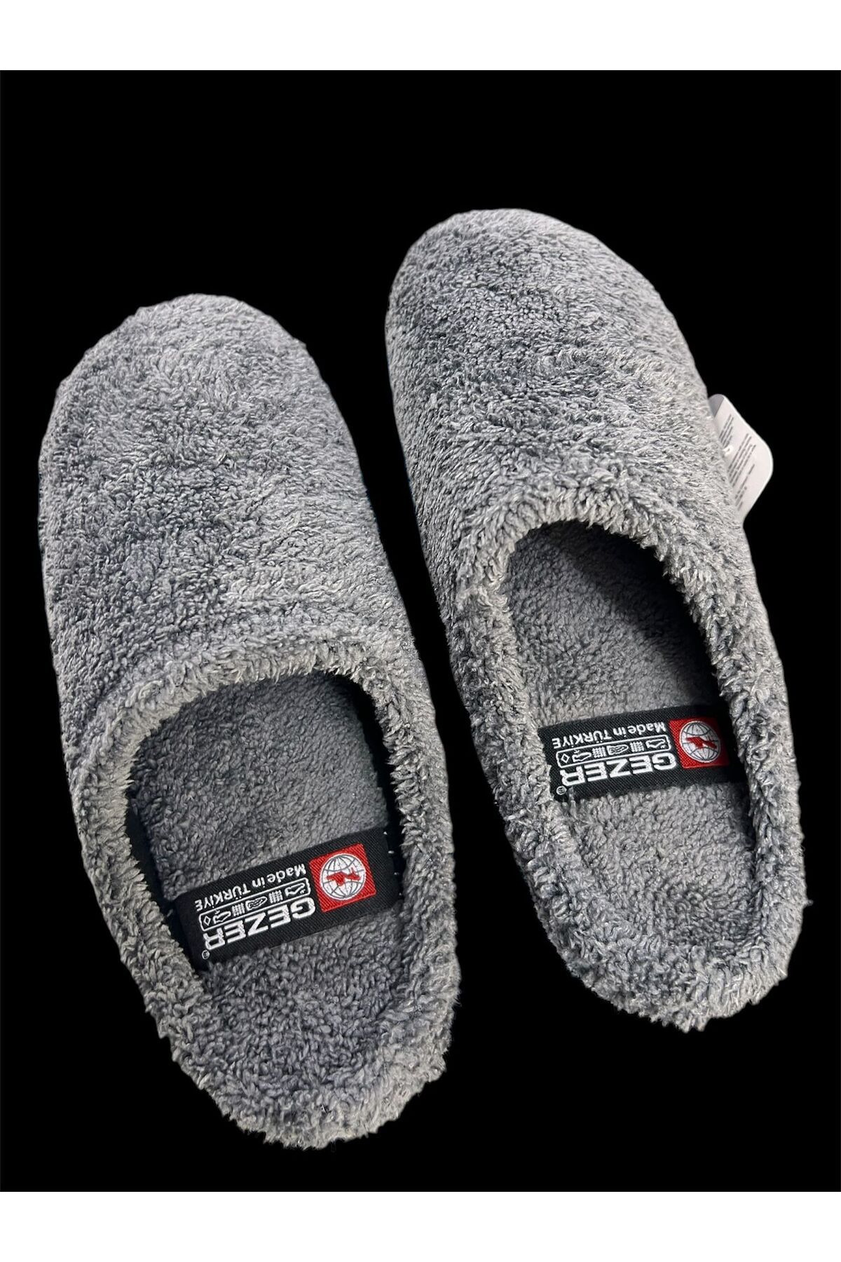 GEZER-Men's Winter Seasonal Towel and Felt Fabric - Home Slippers Dowry Bundle Set 4