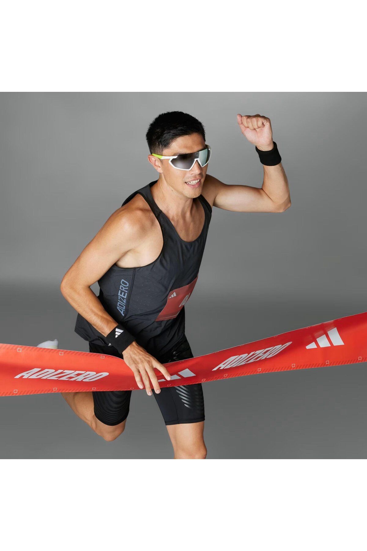 رکابی ورزشی مشکی مردانه در حال رانینگ ورزشکار TT adidas