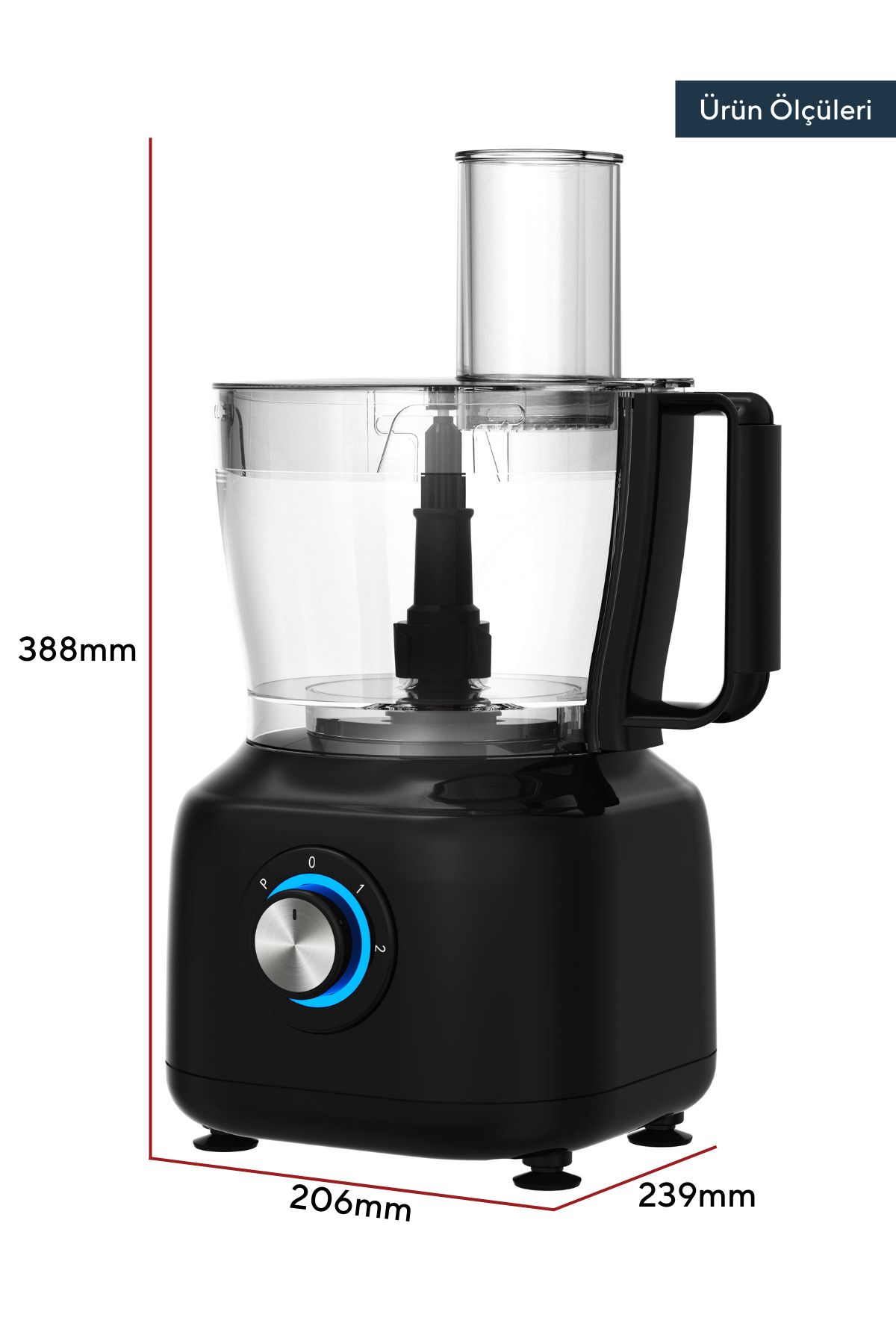 KUMTEL-12in1 Pro Food Processor - Hfp-03 Model 4