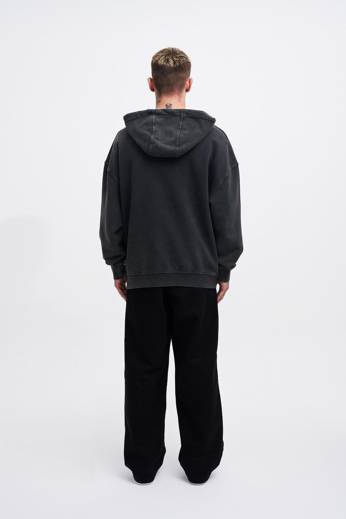 Machinist-Sweatshirt - Black - Oversize 6