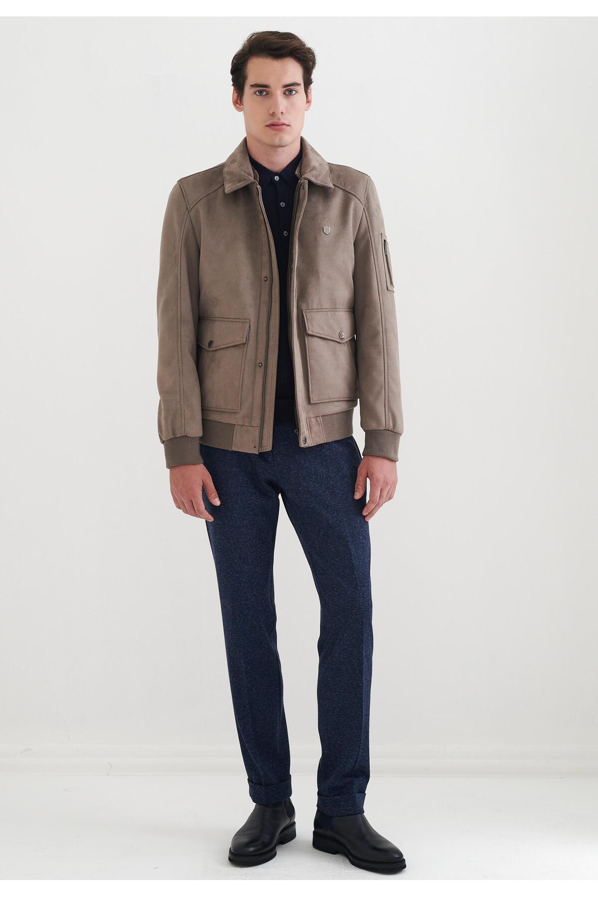 Pierre Cardin  Theo Kürk Yakalı Erkek Deri Mont, Suni Deri - Görsel 4