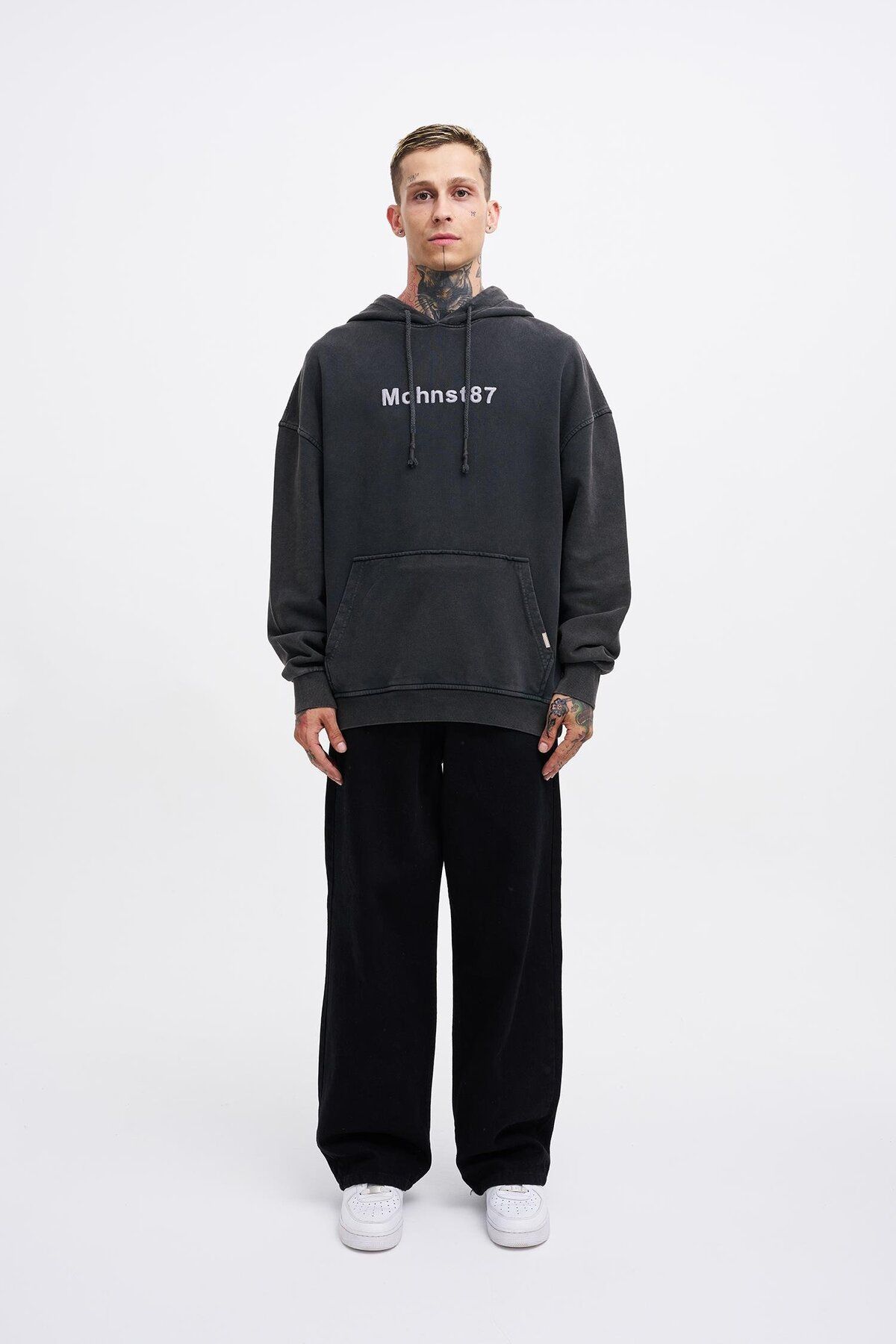 Machinist-Sweatshirt - Black - Oversize 4