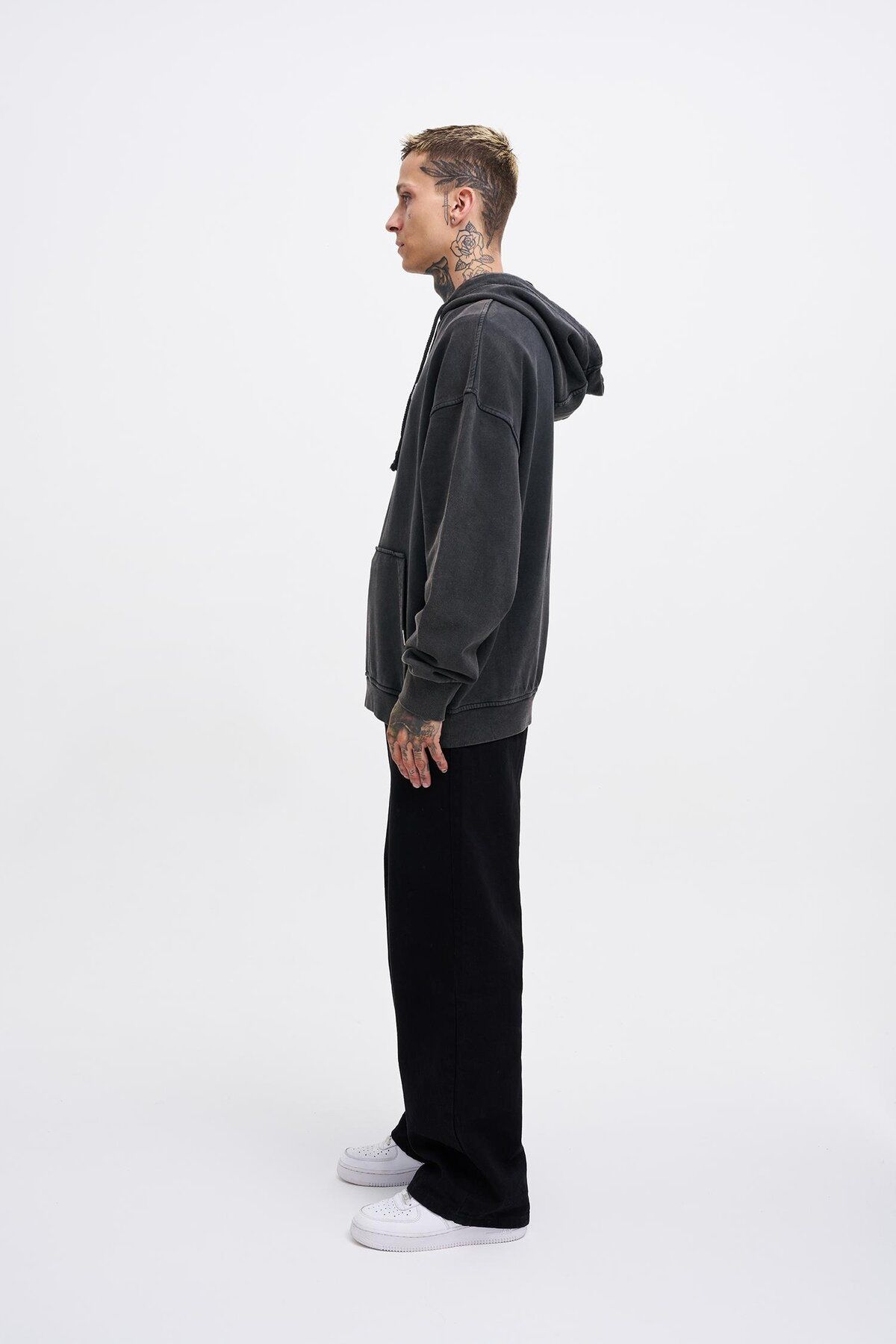 Machinist-Sweatshirt - Black - Oversize 5