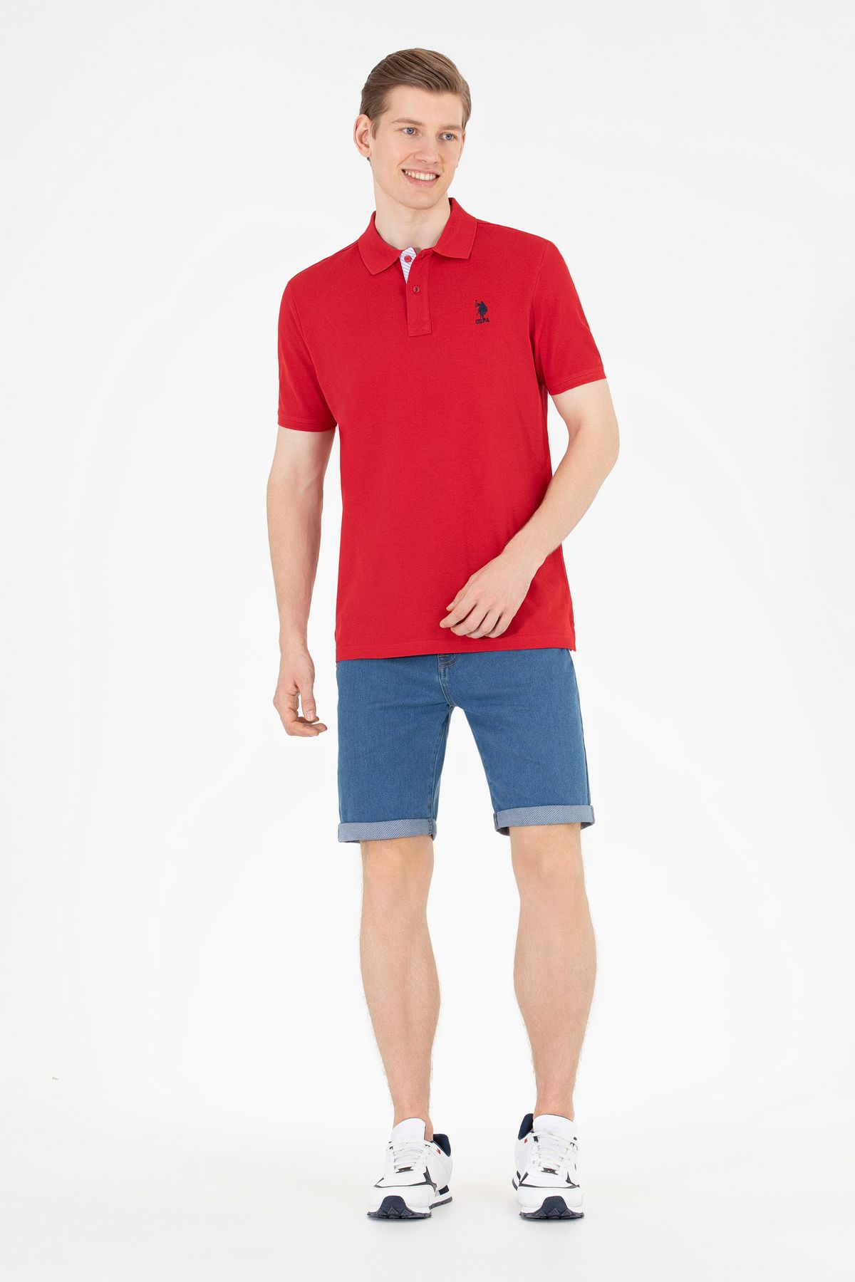 تی شرت یقه پولو مردانه 1572924 U.S. Polo Assn.