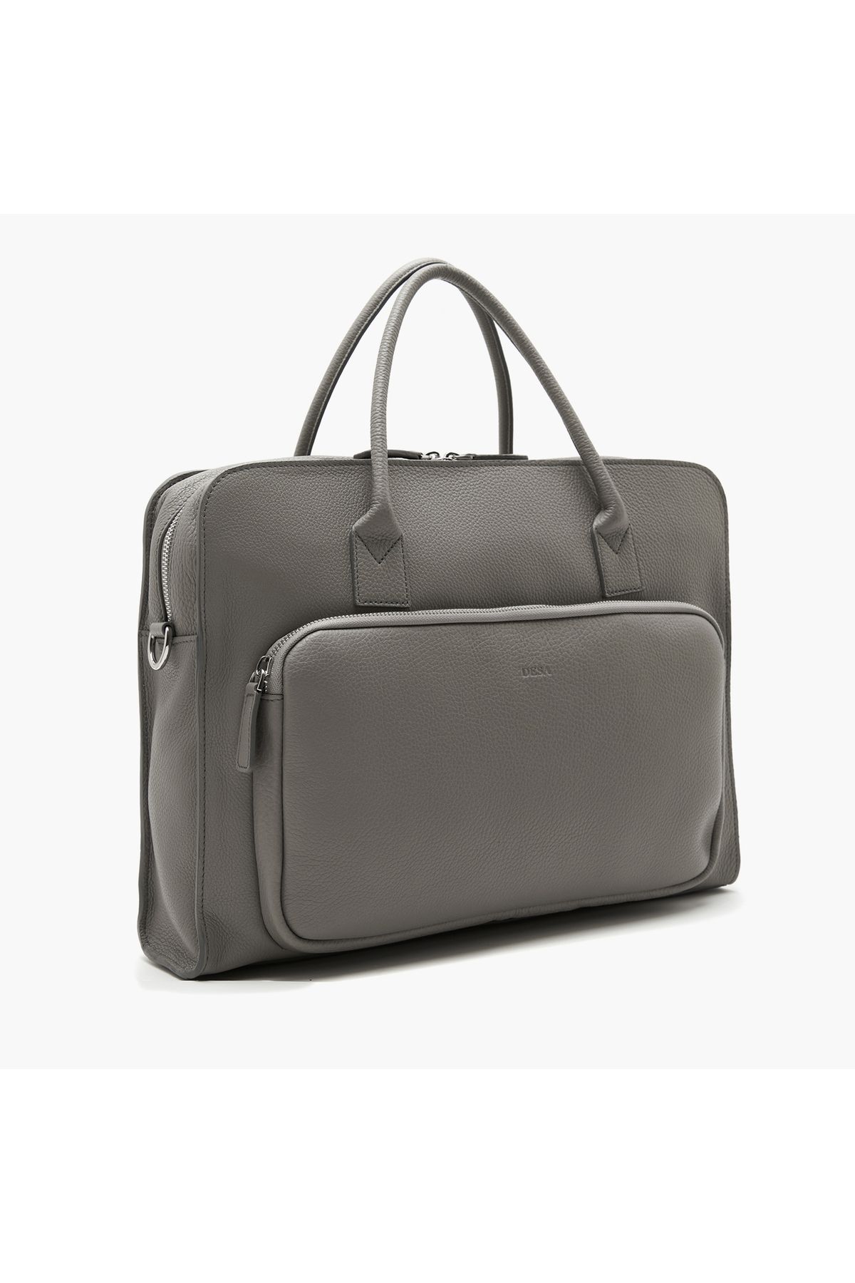 Desa-Bing Anthracite Men's Leather Briefcase 2