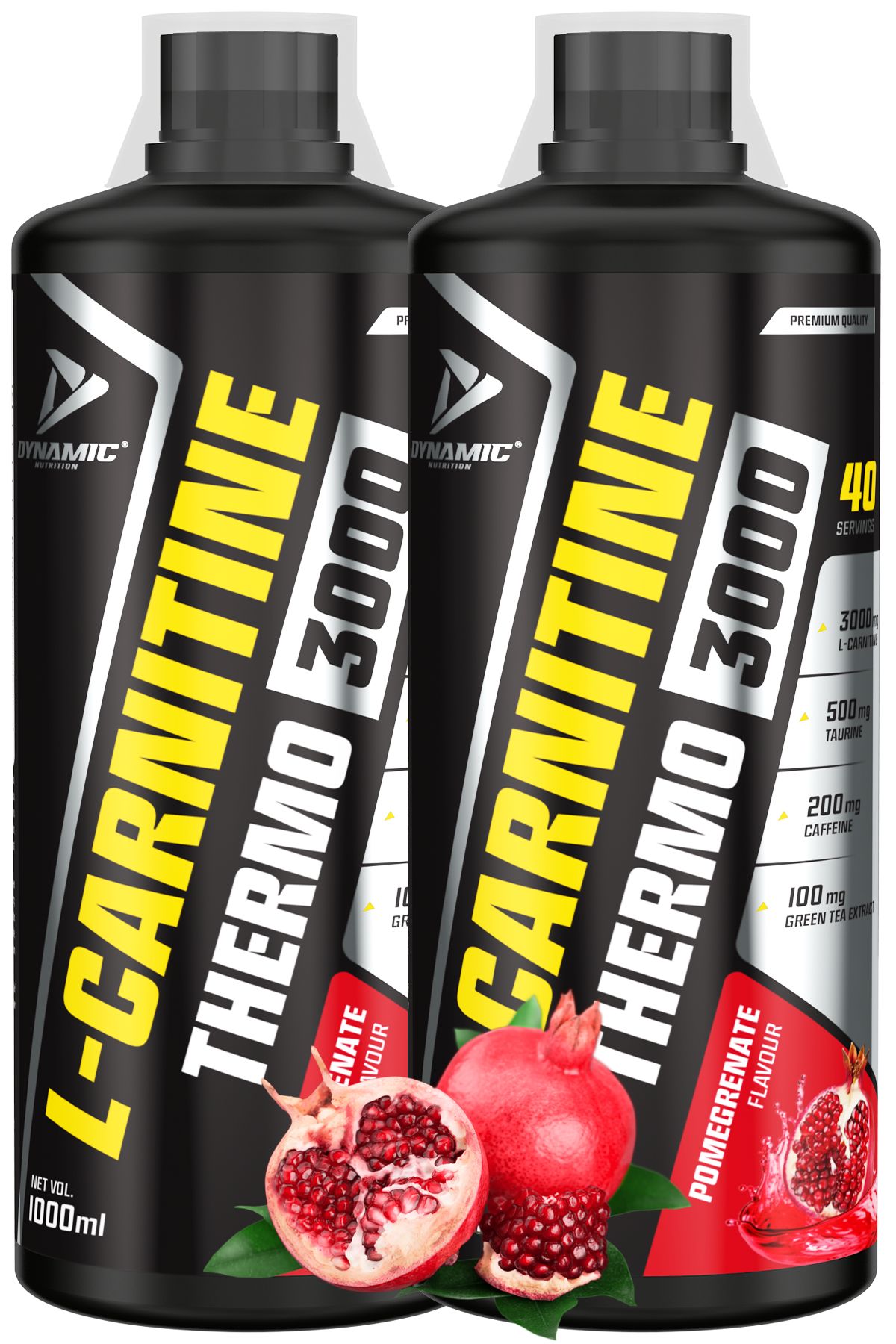 Dynamic Nutrition Thermo L-carnitine 3000 Mg X 2 Adet - 2000 ml - Nar Aromalı - 80 Servis - L-karnitin