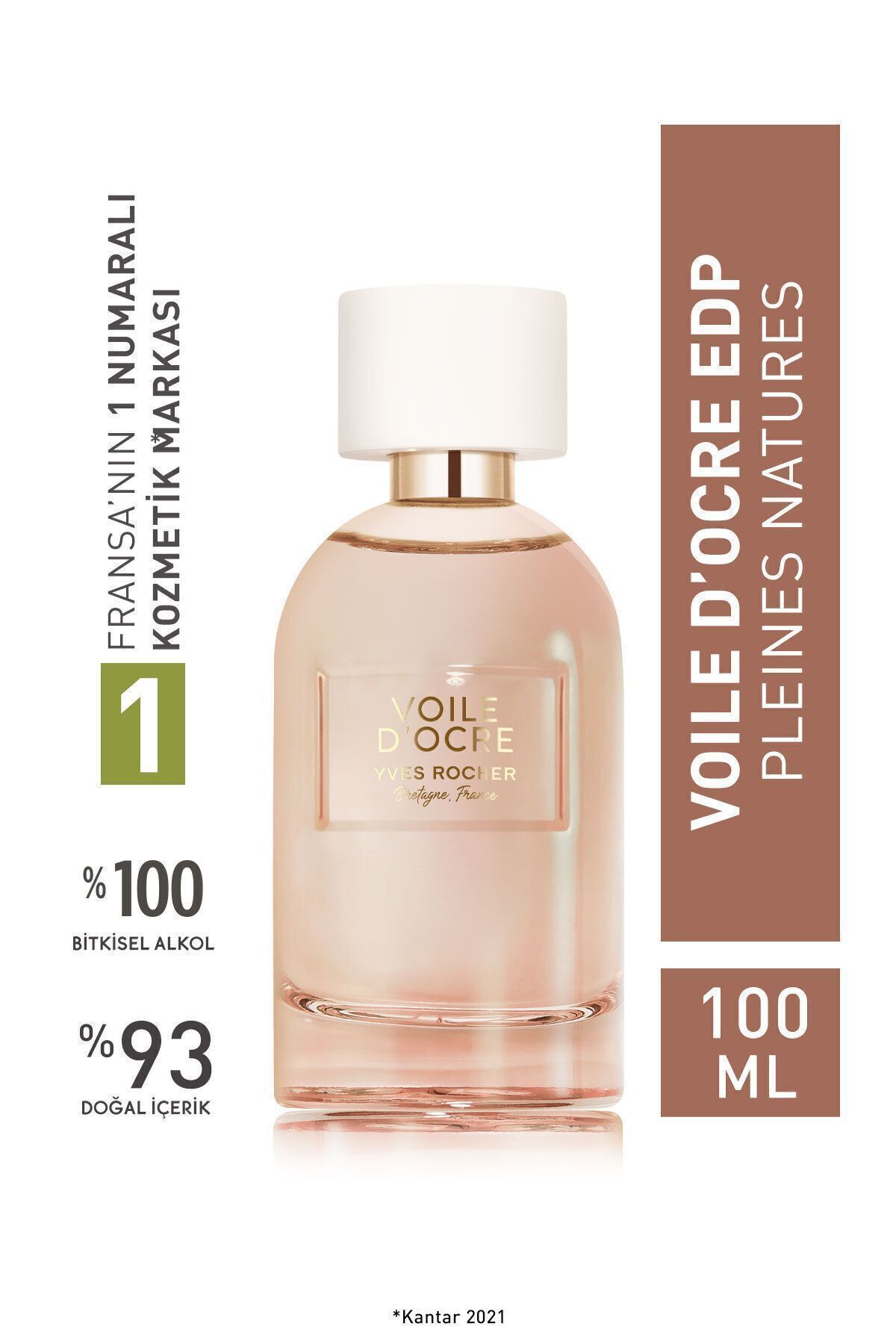 Yves Rocher DİKKAT ÇEKEN Eşsiz Buluşma Voile Docre EDP Plaines100 ML S.GÜZELL