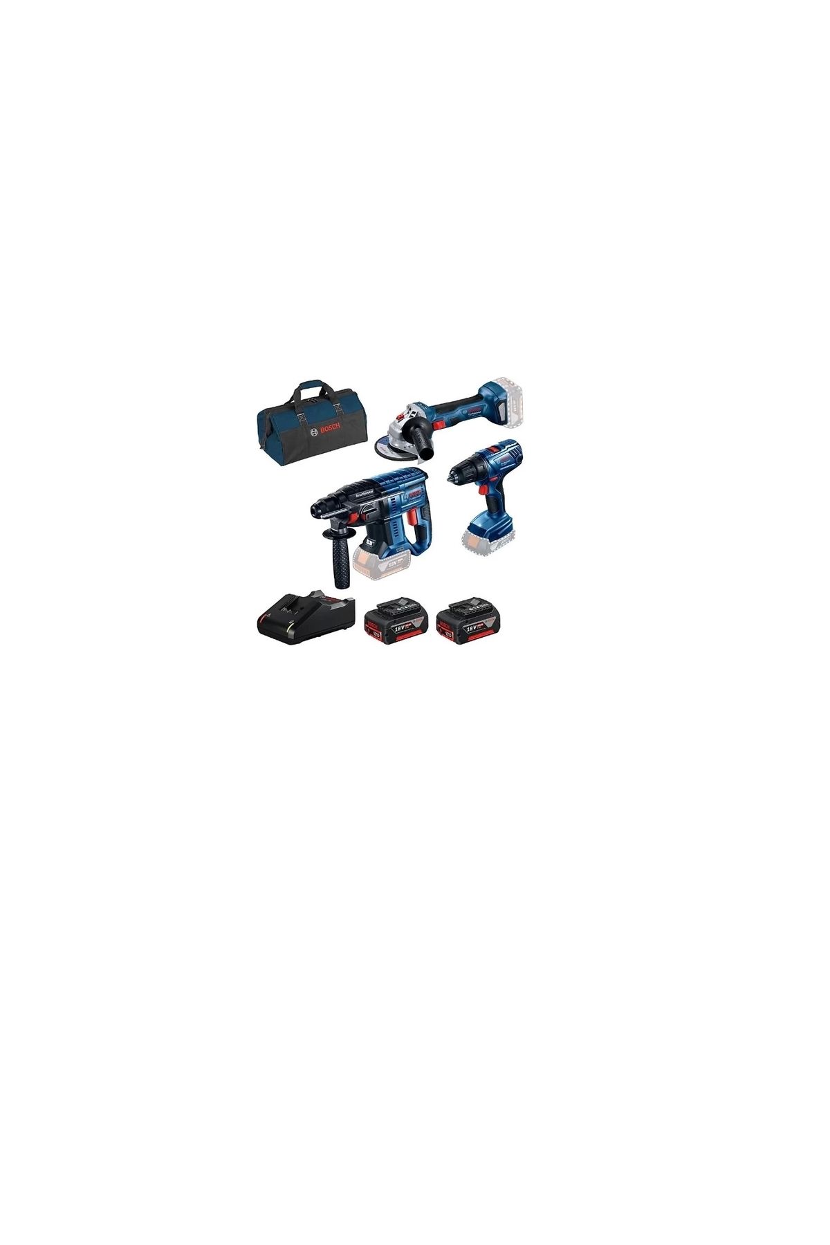 Bosch Gbh 180-li Gsr 180-li Gws 180-li 3'lü Set