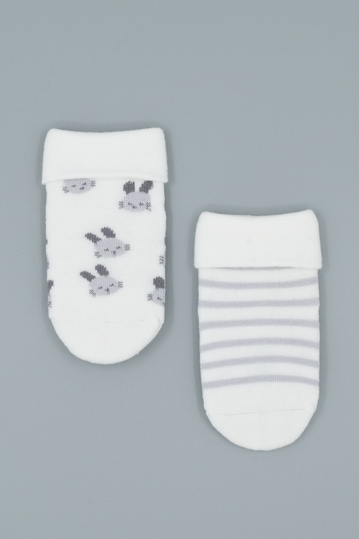 HİTRA-Hitra Textile 2-Piece Organic Seamless Winter Baby/Child Socks 2