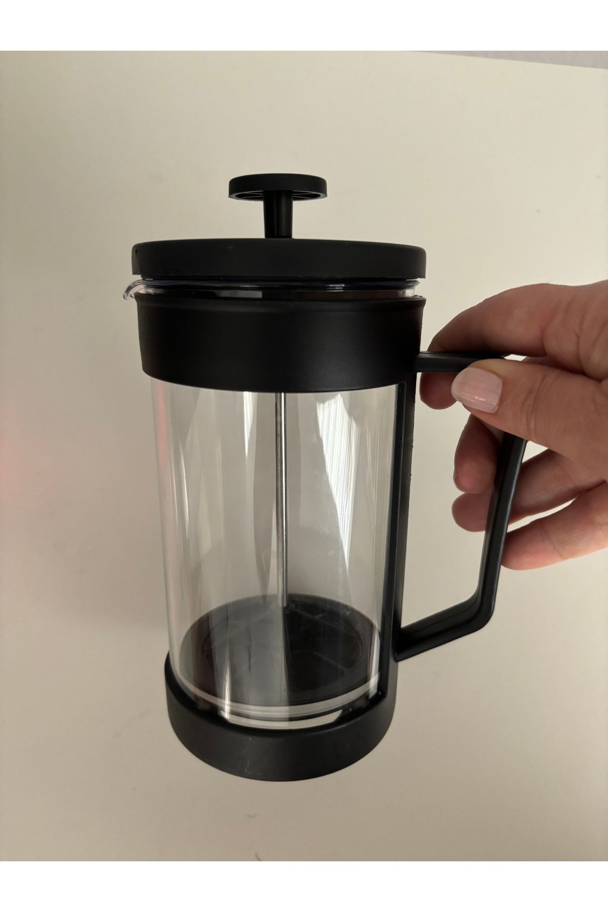 SEVEN7 French Press Mika 600ml Siyah