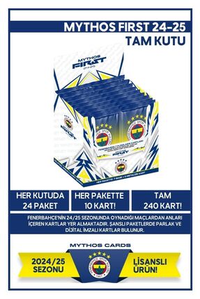 Fenerbahçe Mythos Cards Fenerbahçe Mythos First 2024-25 - Tam Kutu