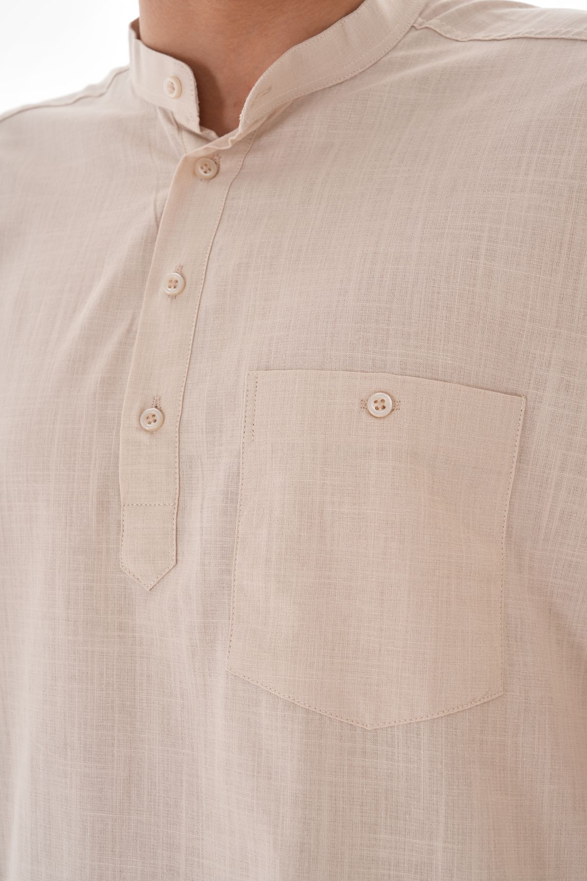 BESEDU-Hajj and Umrah Linen Trousers with Elastic Waist 4