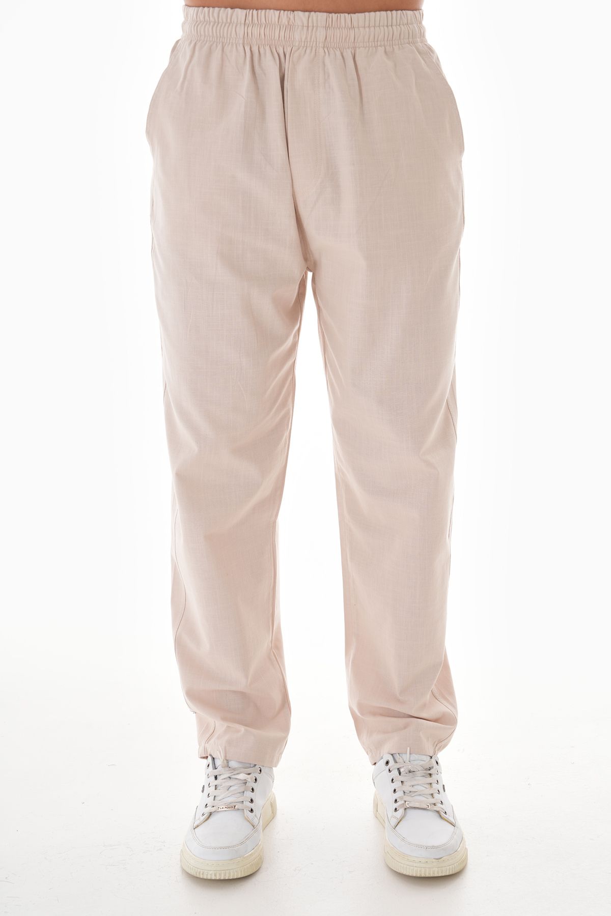 BESEDU-Hajj and Umrah Linen Trousers with Elastic Waist 6