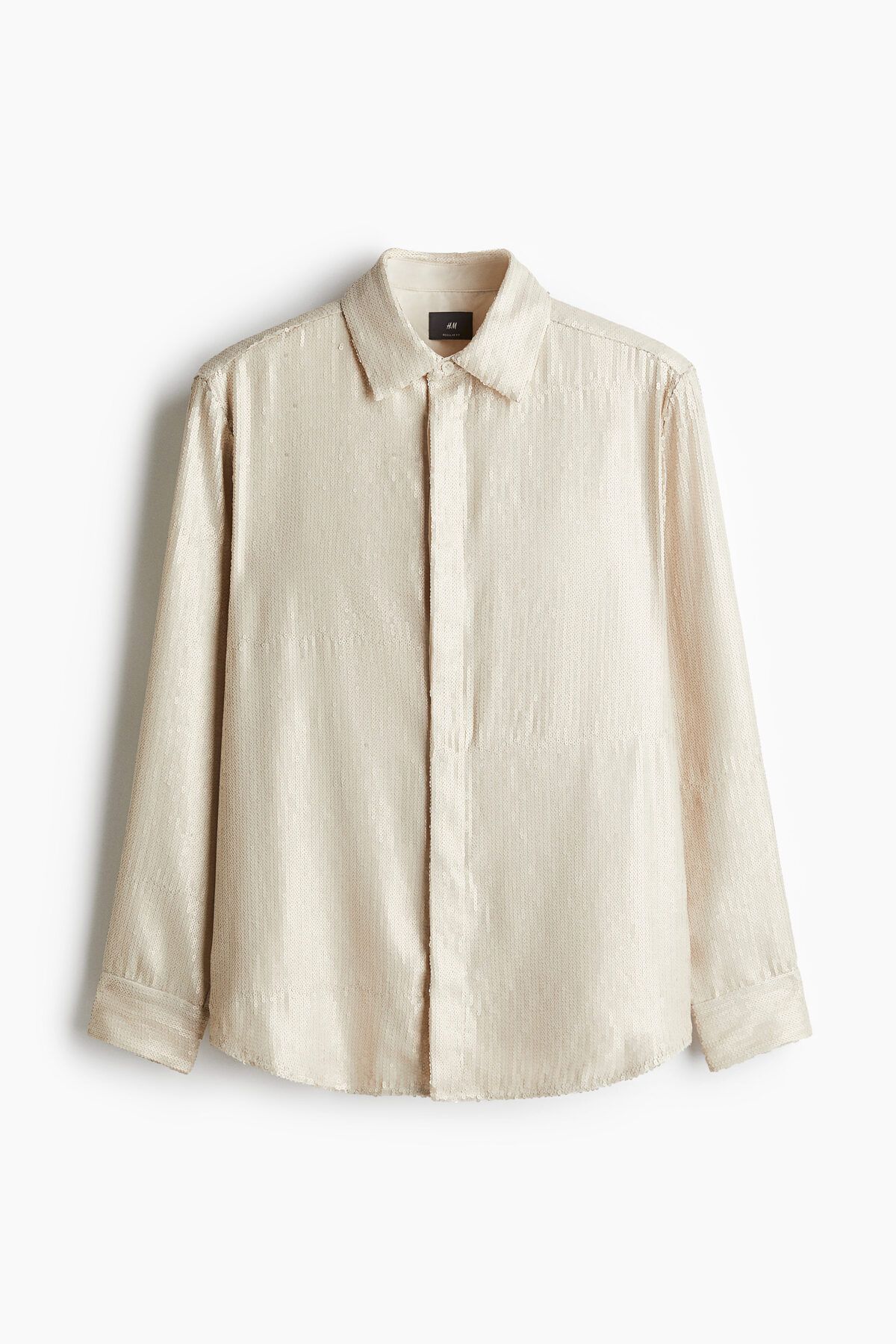 پیراهن / بلوز دکمه دار نود مردانه پوسته مناسب اورجینال H M H&M