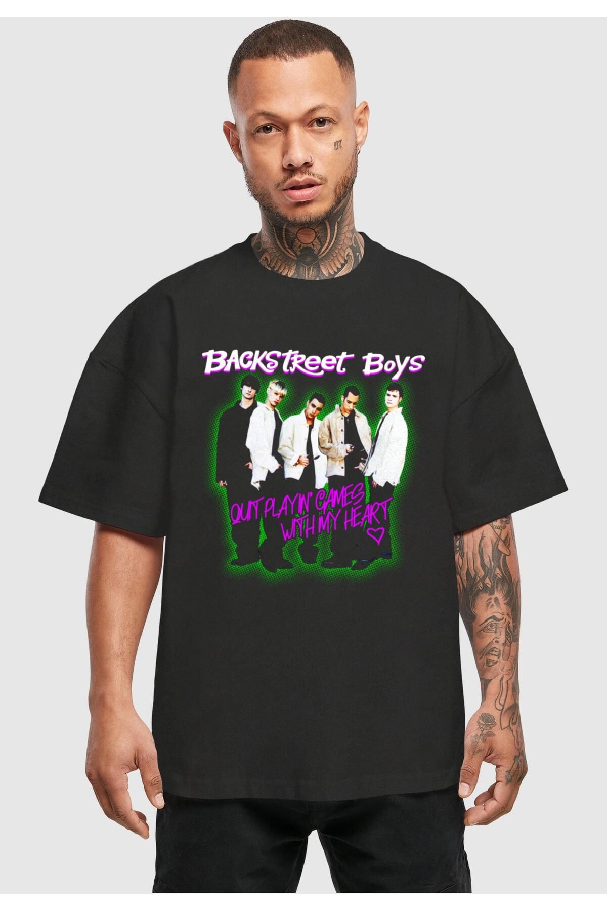 Merchcode-Herren Backstreet Boys - Playing Games Ultra Heavy Cotton Box T-shirt 3