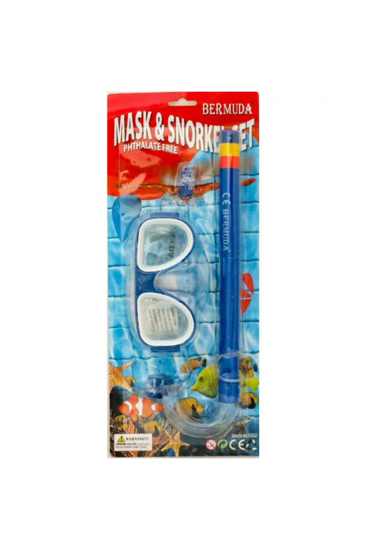 uzman ithalat Maske Snorkel Set