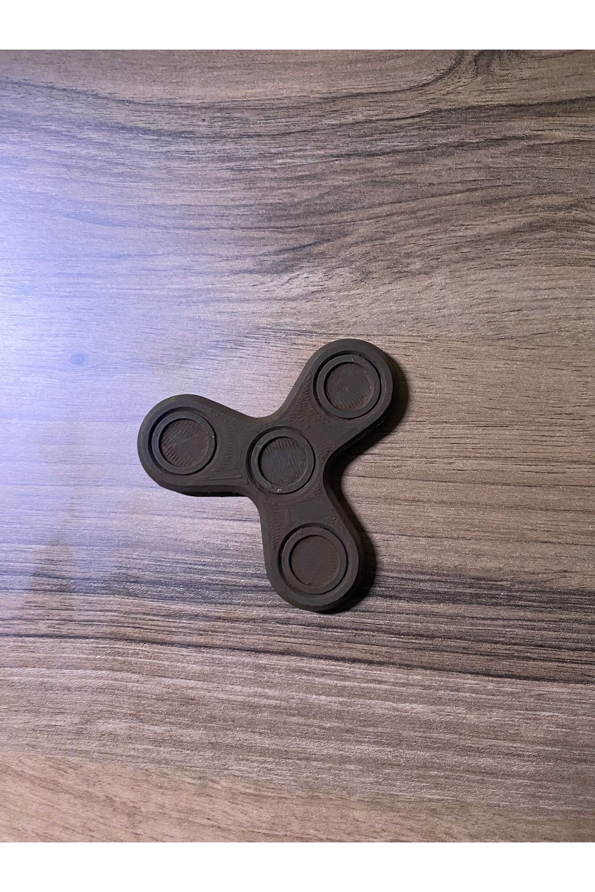 3D-Brown Bearingless Stress Cark Toy - Rotatable 3