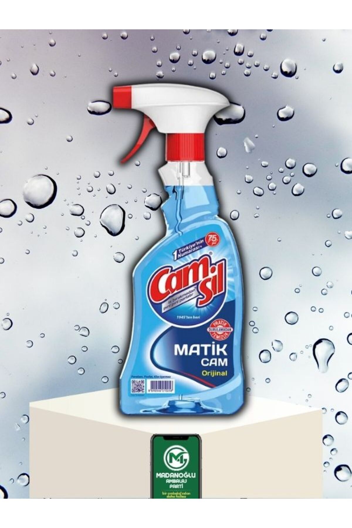 Madanoğlu ticaret Cam Sil Hakiki 500 ml Sprey