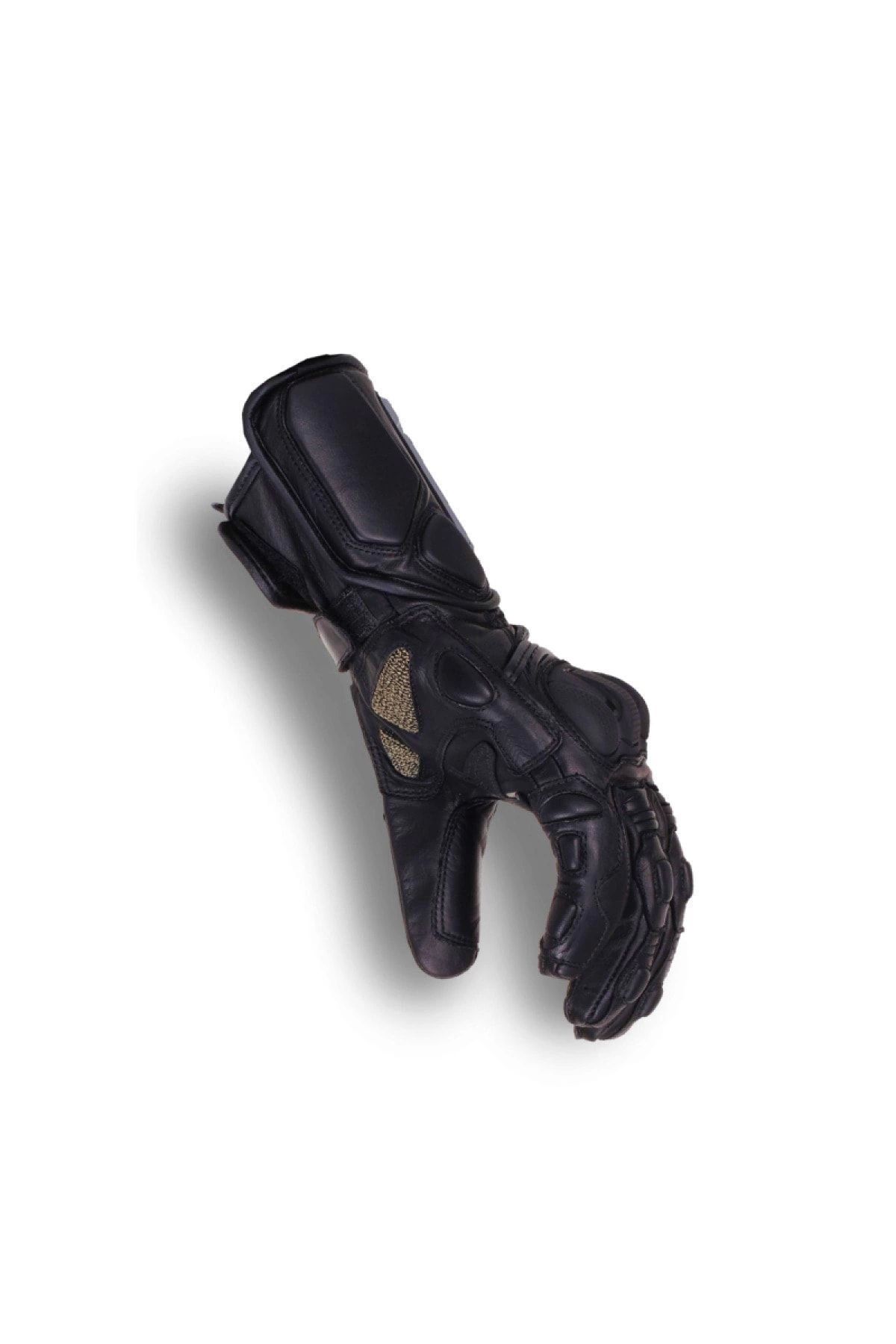 VENOM-D2 Long Genuine Leather Motorcycle Gloves 2