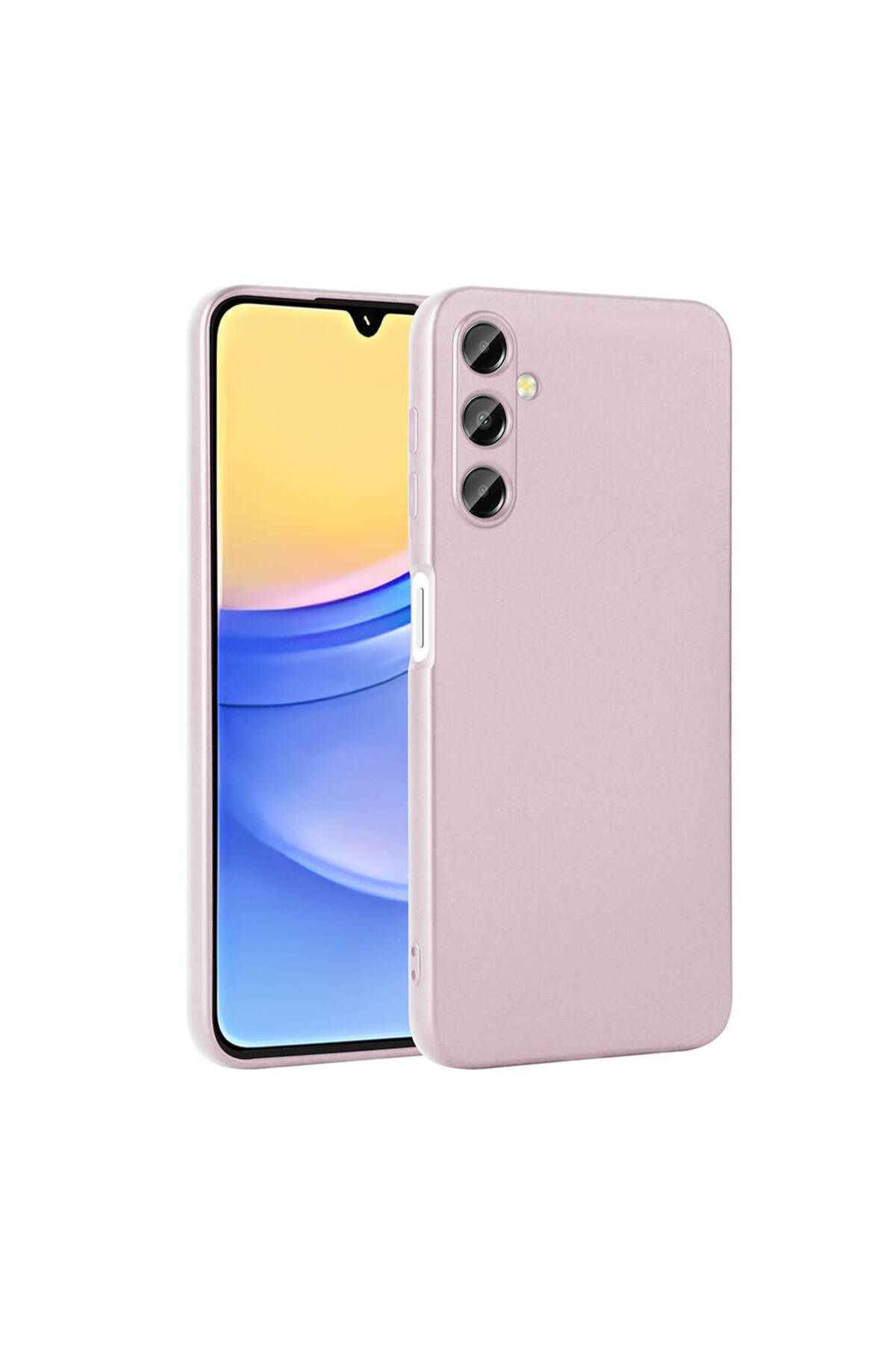 ELSAH Samsung Galaxy A15 Uyumlu Kılıf Esnek ve Darbe Emici Renkli Koruyucu Kapak