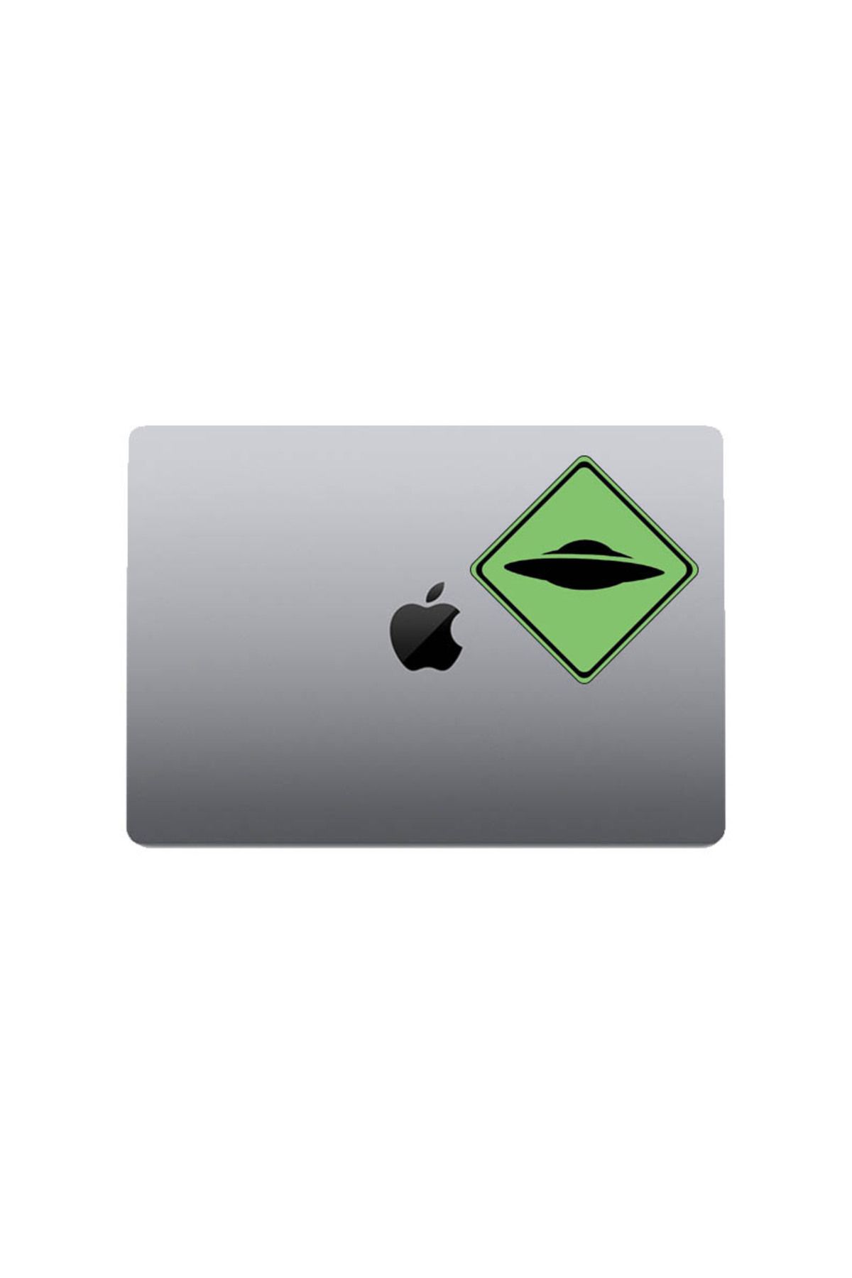 MegaSticker-Autocolant Ufo Semn de avertizare Autocolant Auto, Motocicletă, Cască, Laptop, Autocolant pentru Parbriz 13x13 Cm 4