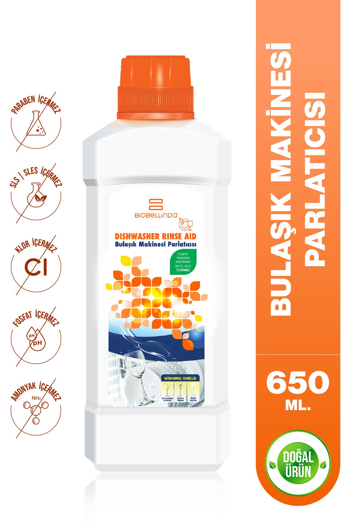 BioBellinda Doğal Bulaşık Makinesi Parlatıcısı 650ml