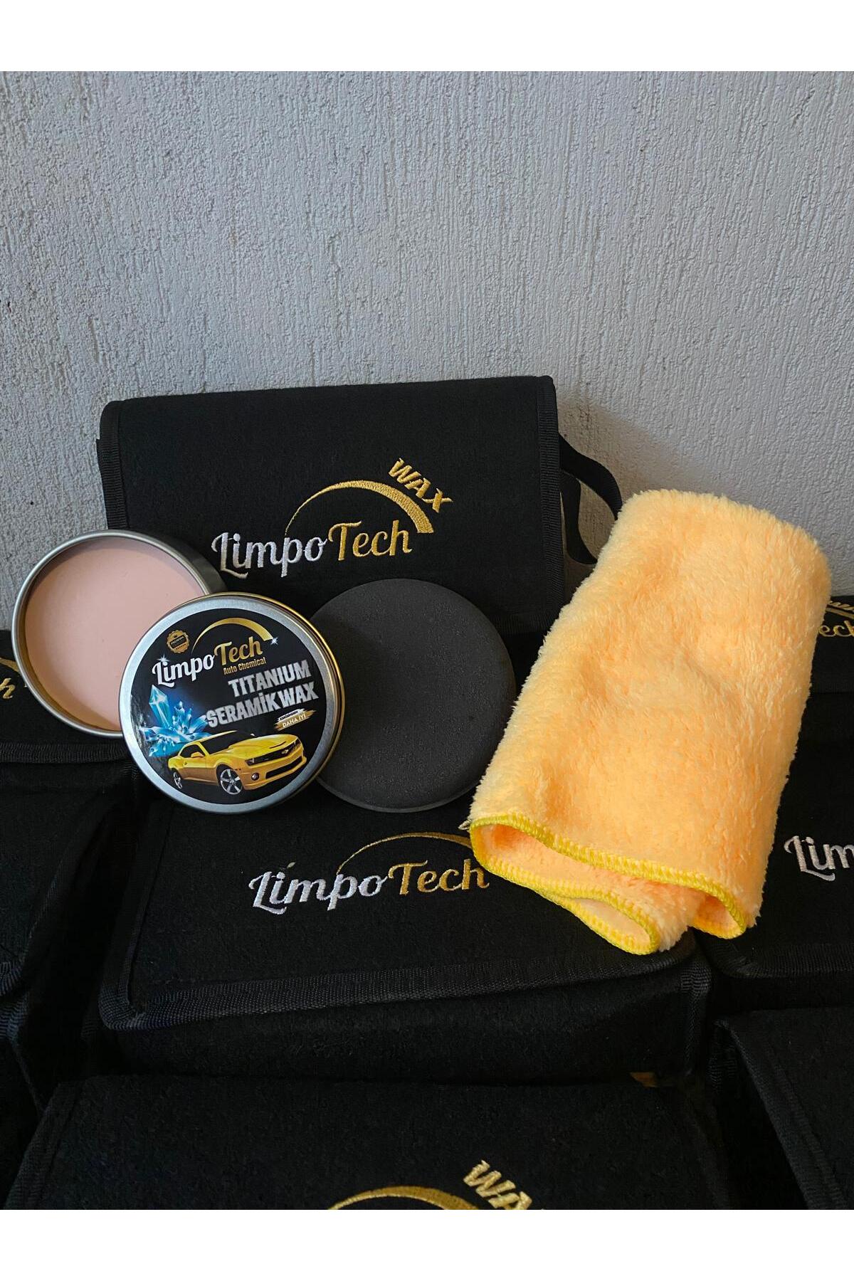LİMPO TECH Seramik Wax Oto Bakım Seti Çantalı 4 Parça - Fiyatı