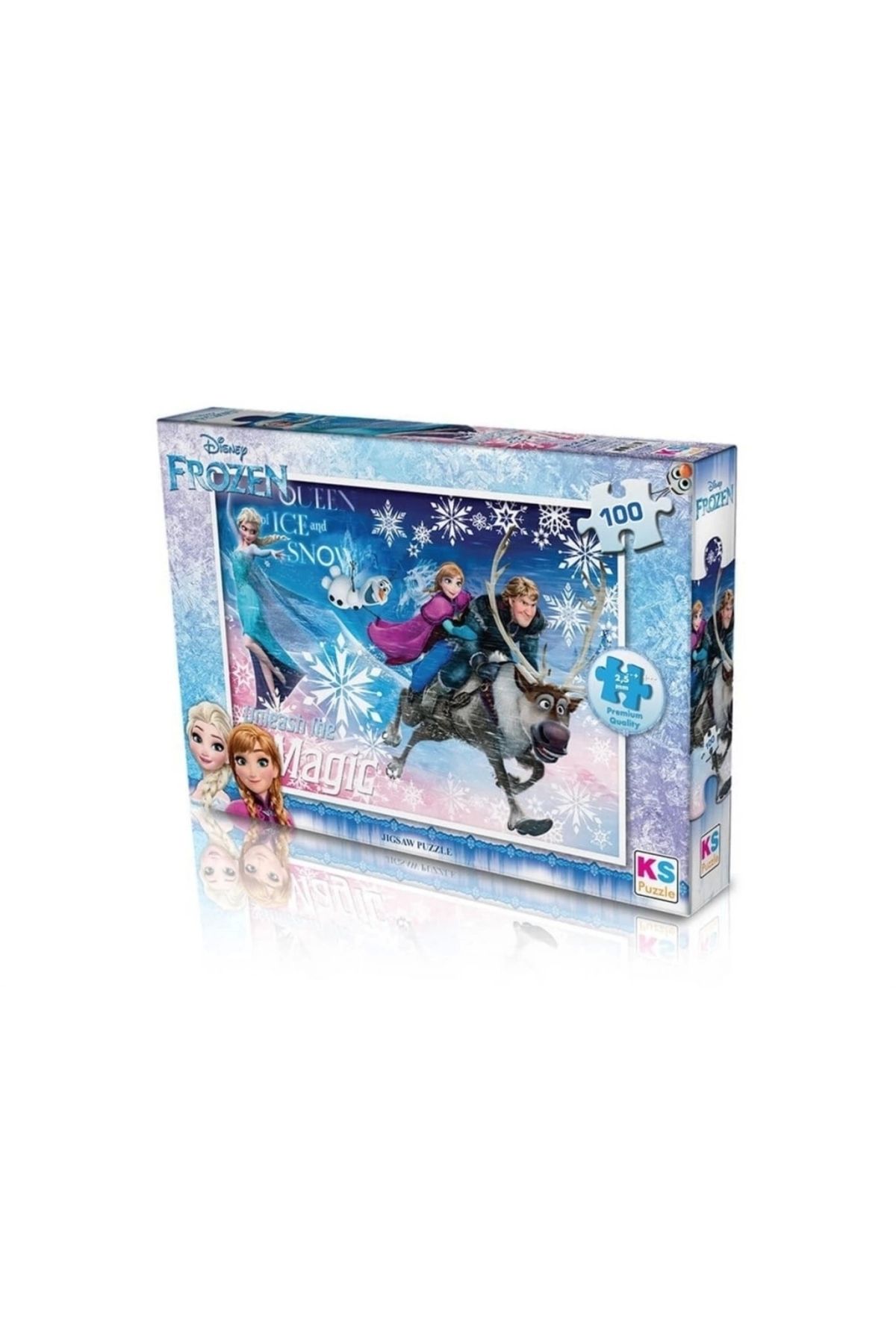 SYNOPE Çocuk Ks Oyuncak Frozen Puzzle 100 Parça FRZ.714-1