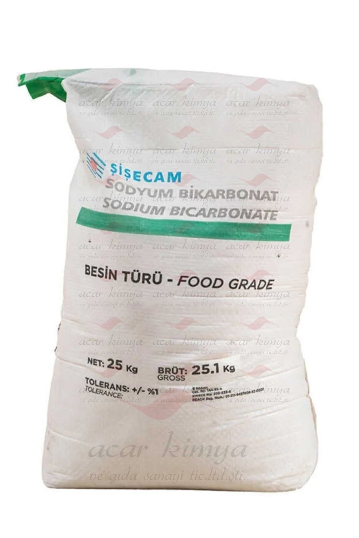 Şişecam Saf Karbonat Içilebilir Sodyum Bikarbonat 25 Kg / Ingiliz Karbonatı