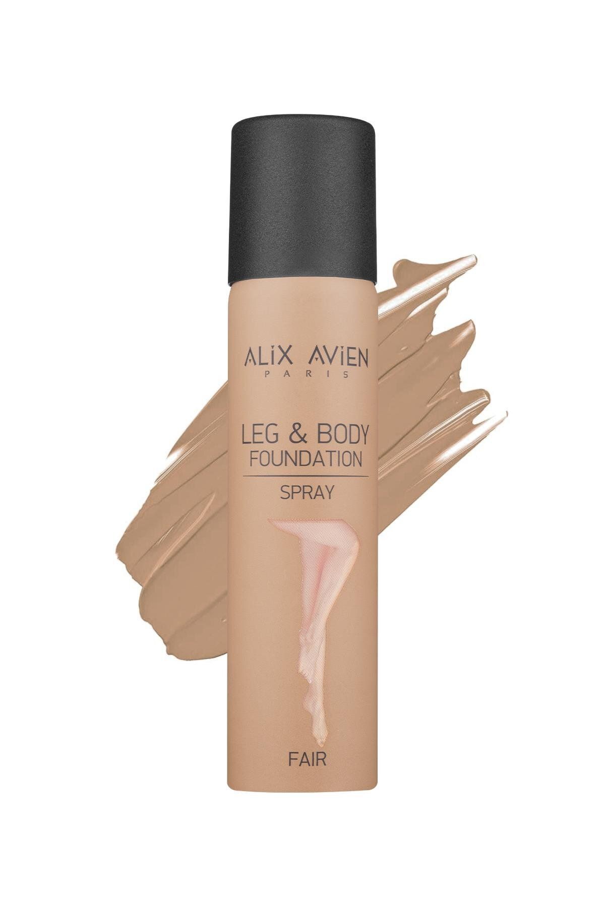 Alix Avien Bacak Fondöteni Fair Vücut Makyajı Bronzlaştırıcı Etki Sprey - Leg & Body Foundation Spray 75 ml